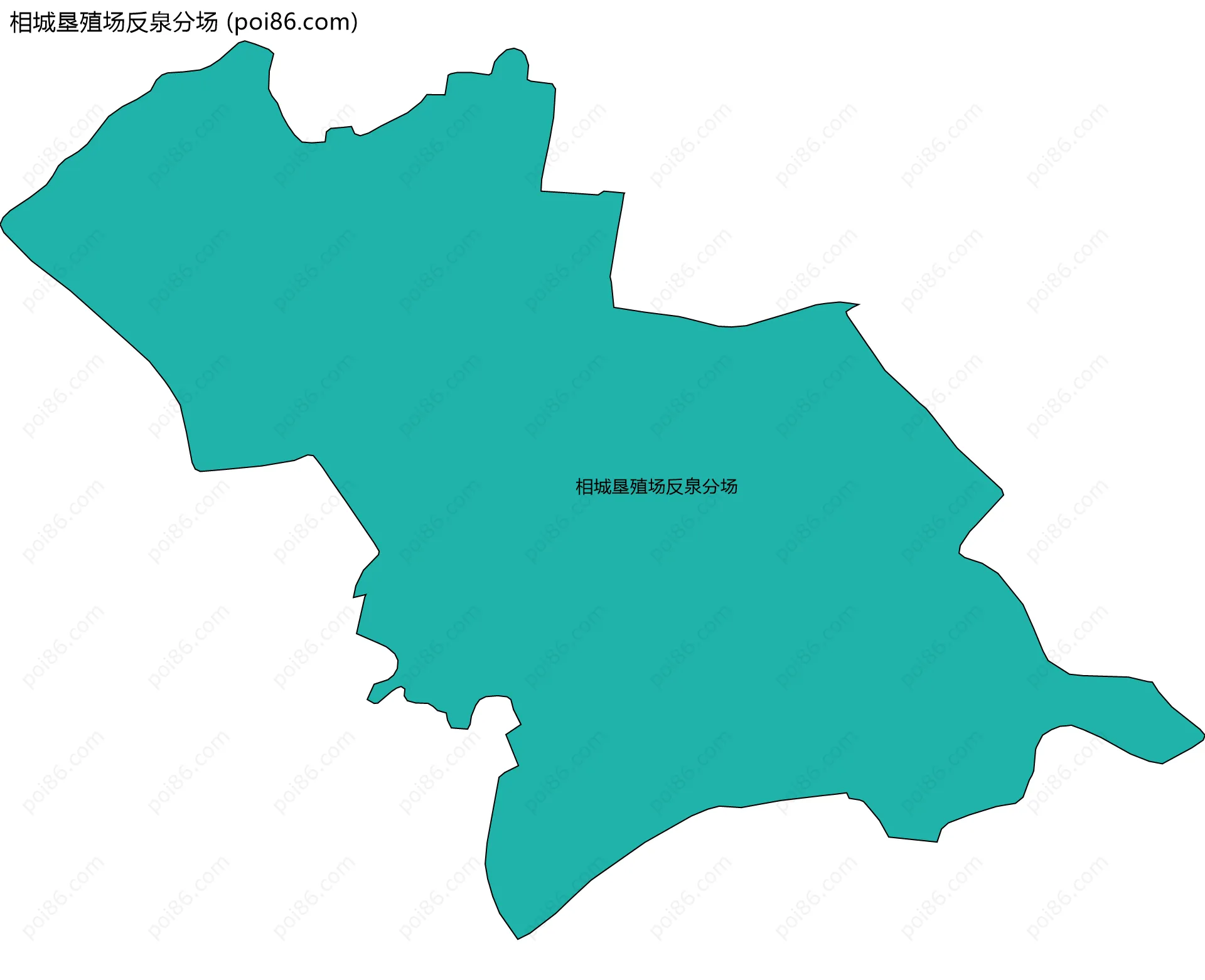相城垦殖场反泉分场边界地图