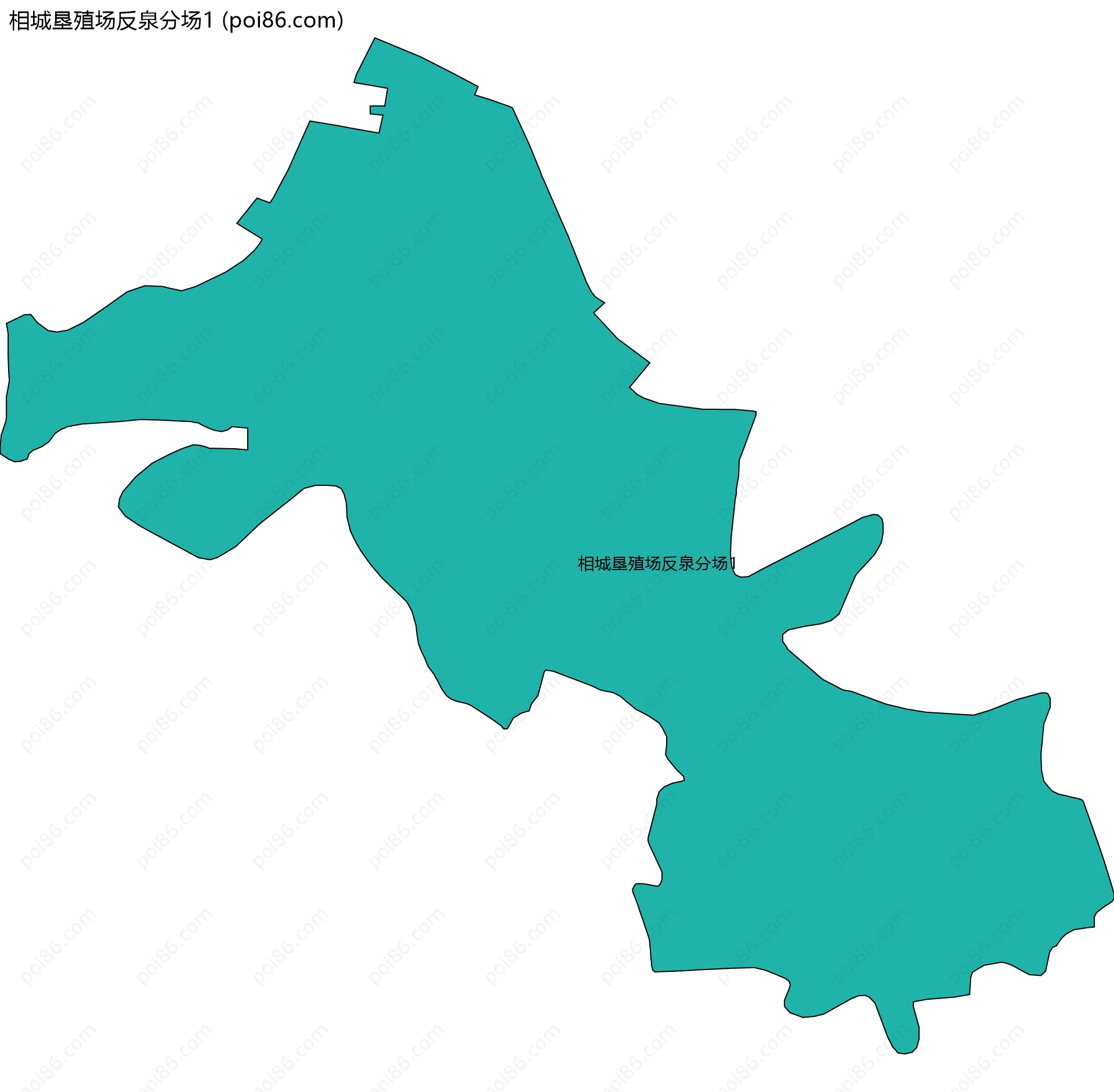 相城垦殖场反泉分场1边界地图