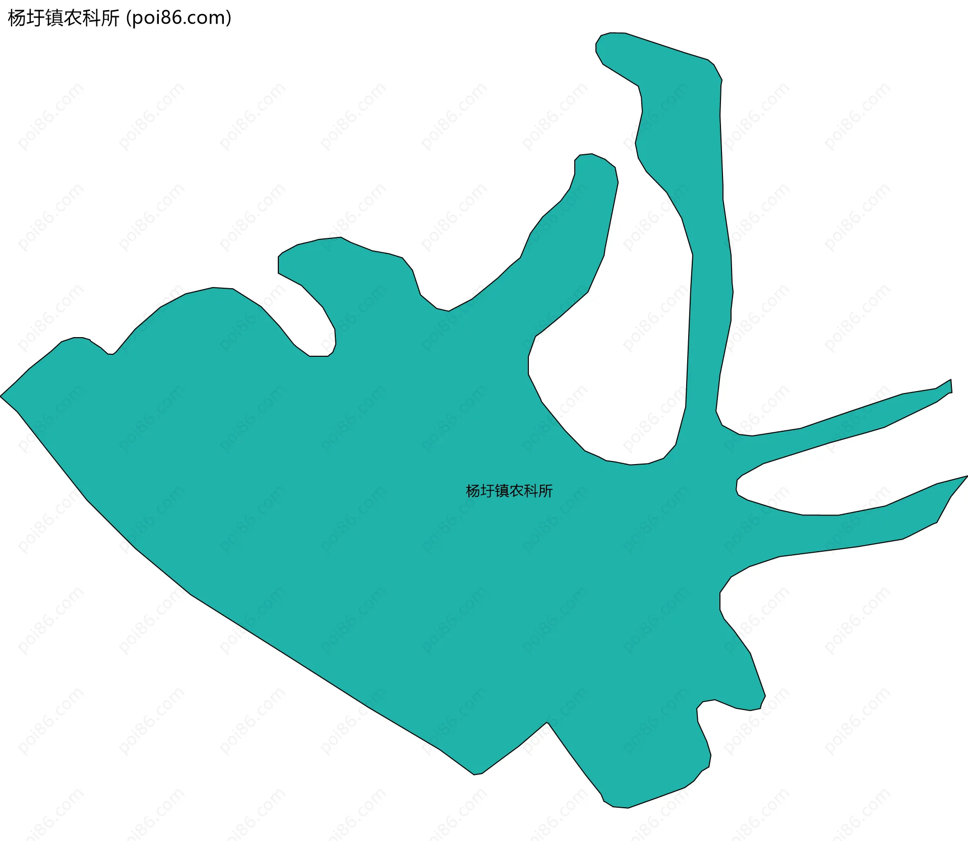 杨圩镇农科所边界地图