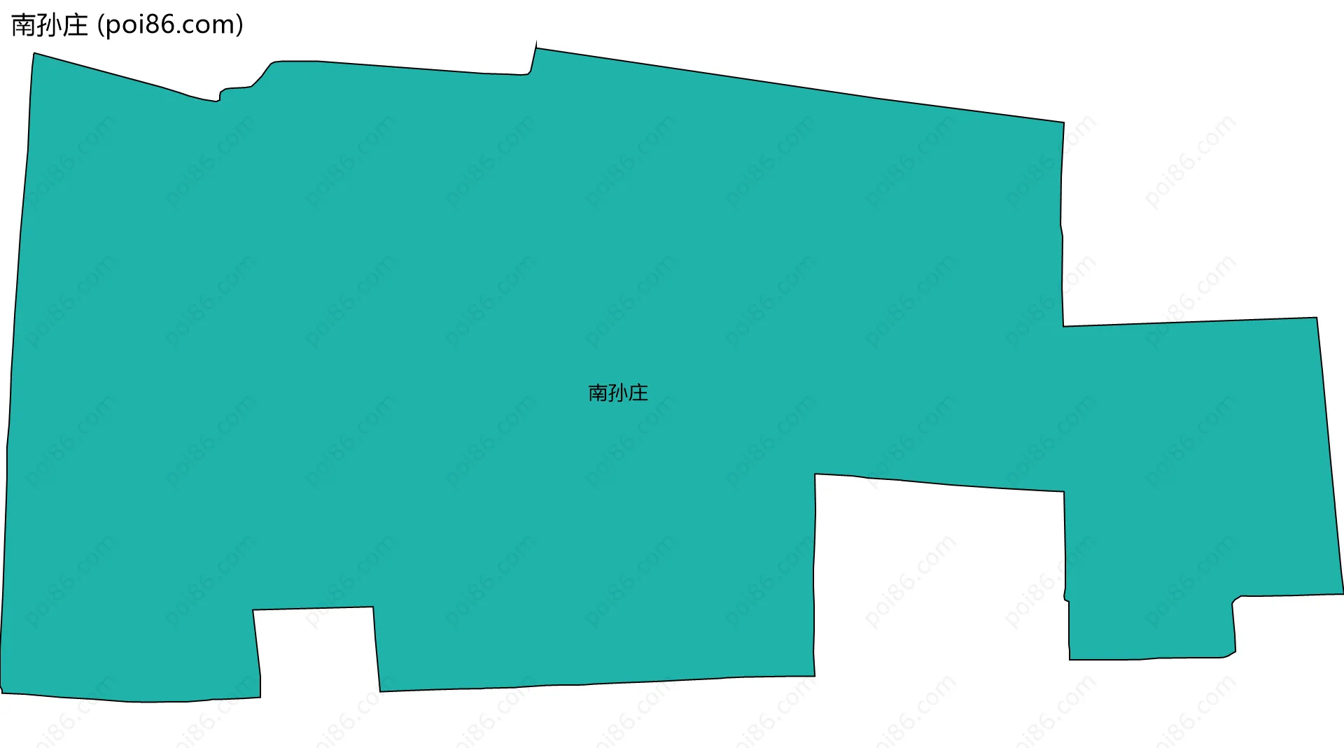南孙庄边界地图