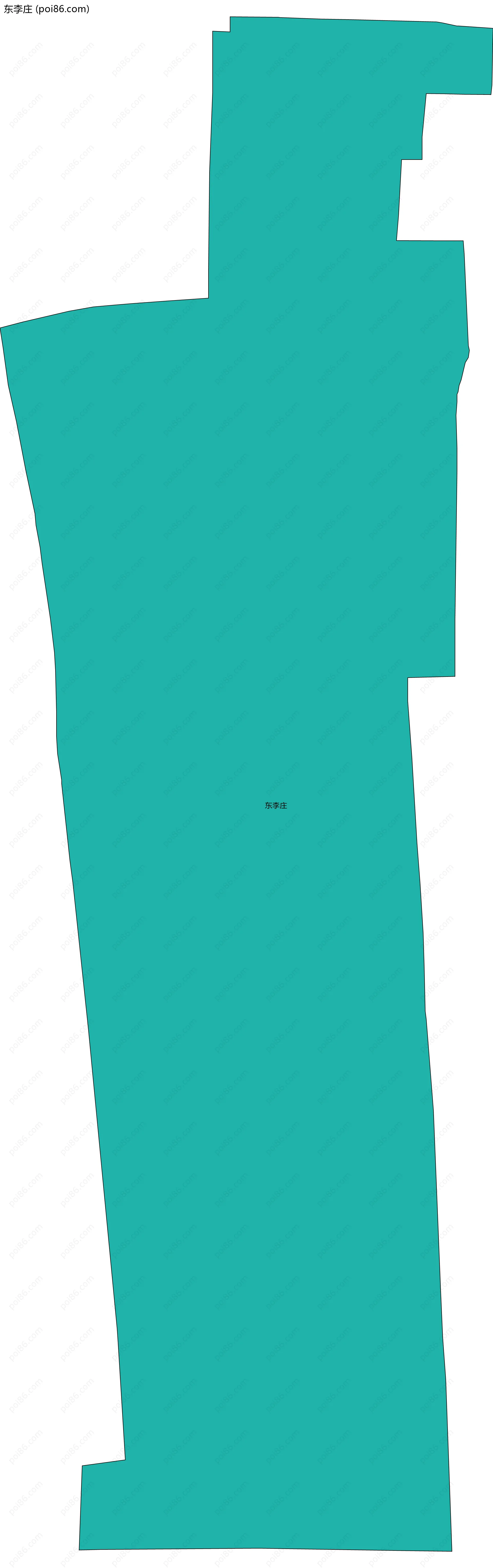 东李庄边界地图