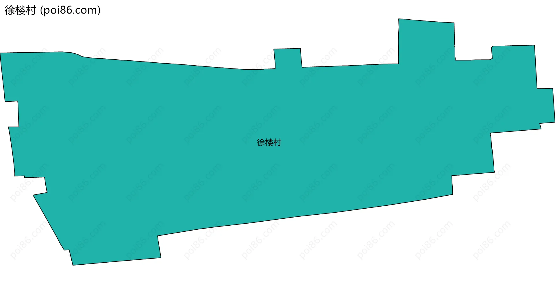 徐楼村边界地图