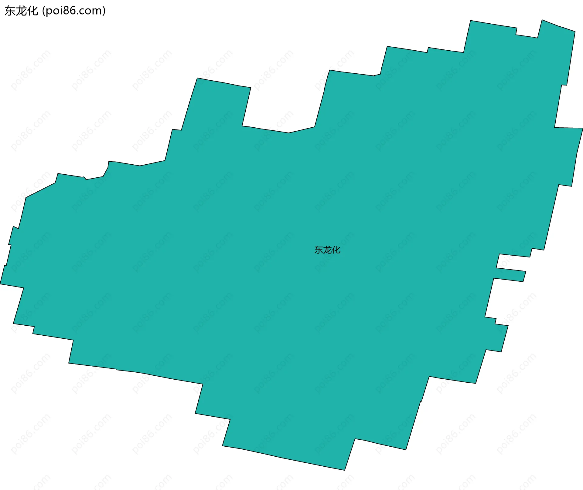 东龙化边界地图