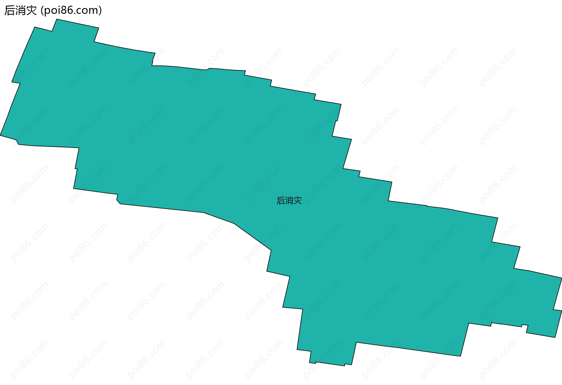 后消灾边界地图