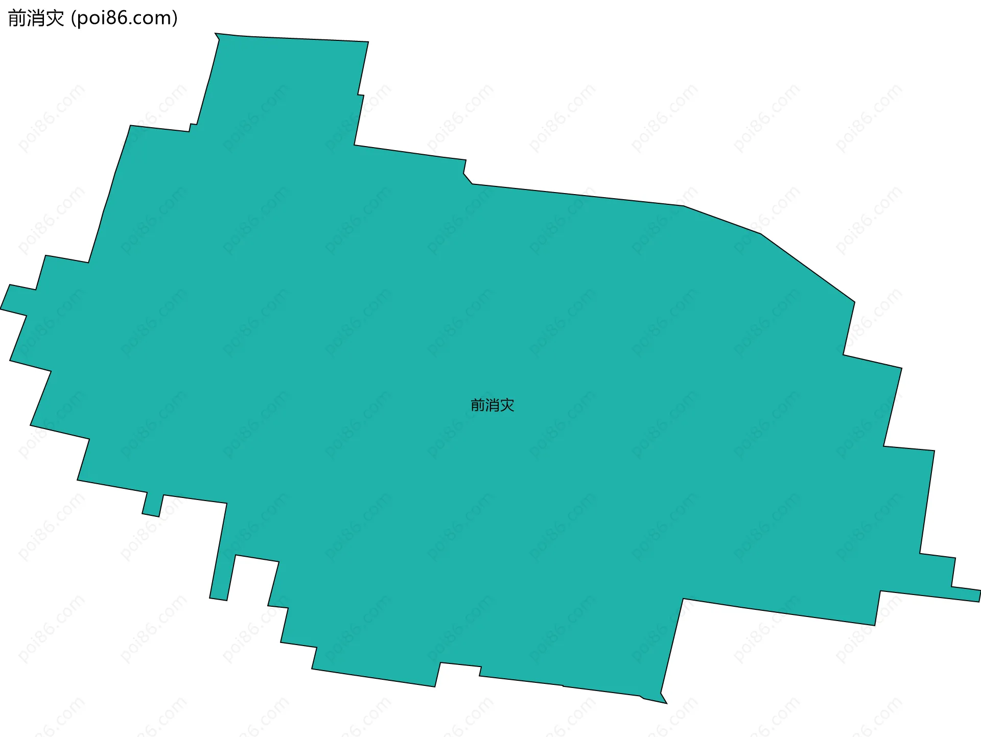 前消灾边界地图