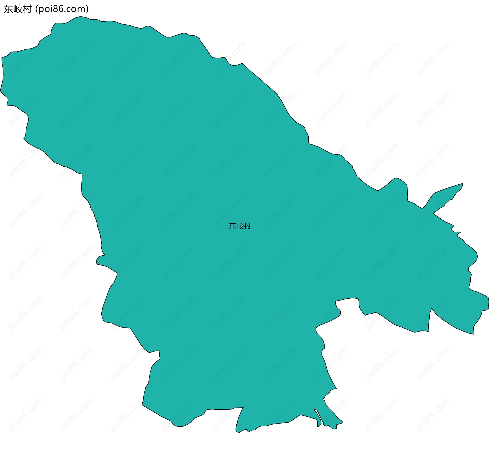 东峧村边界地图