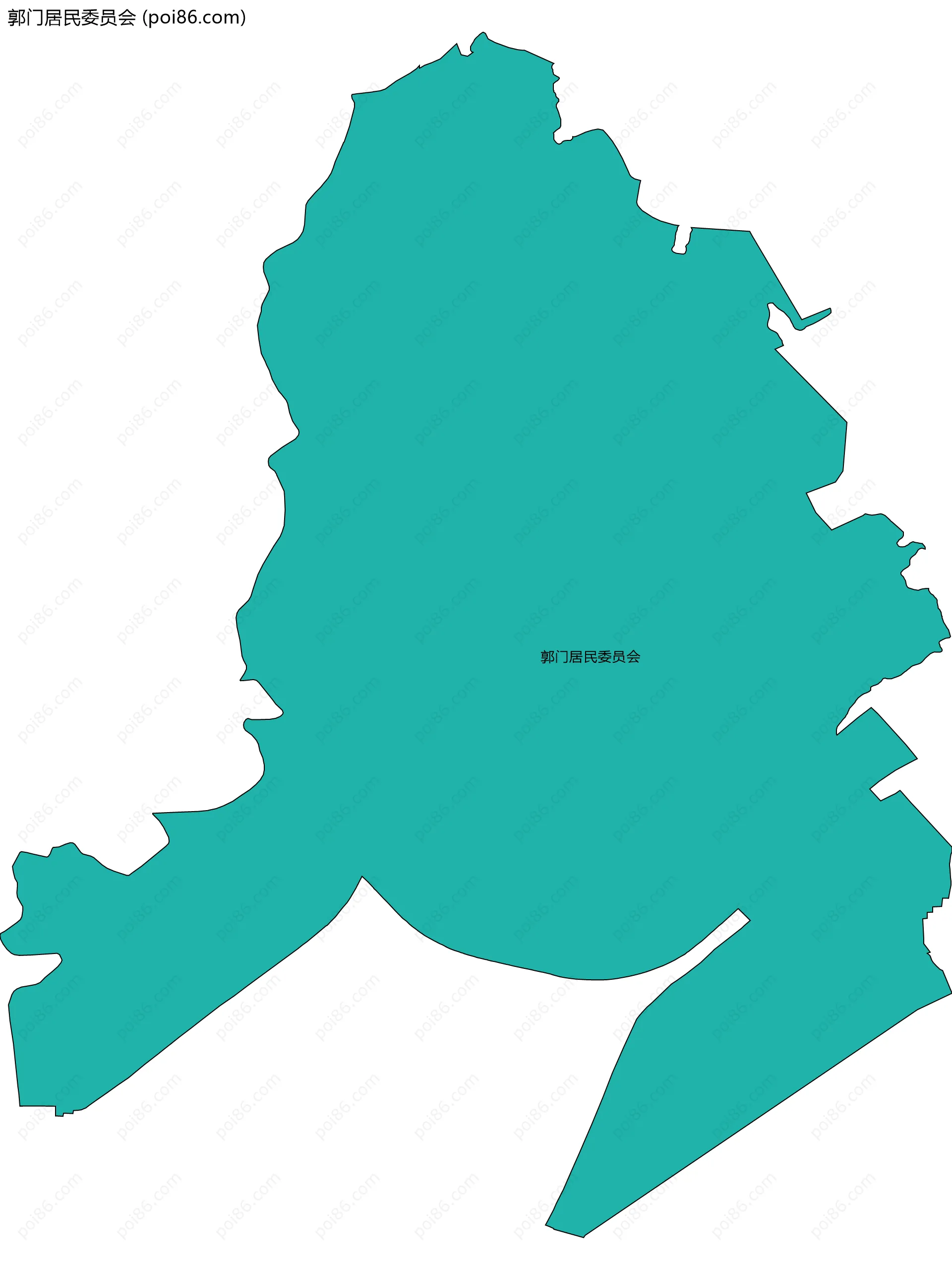 郭门居民委员会边界地图