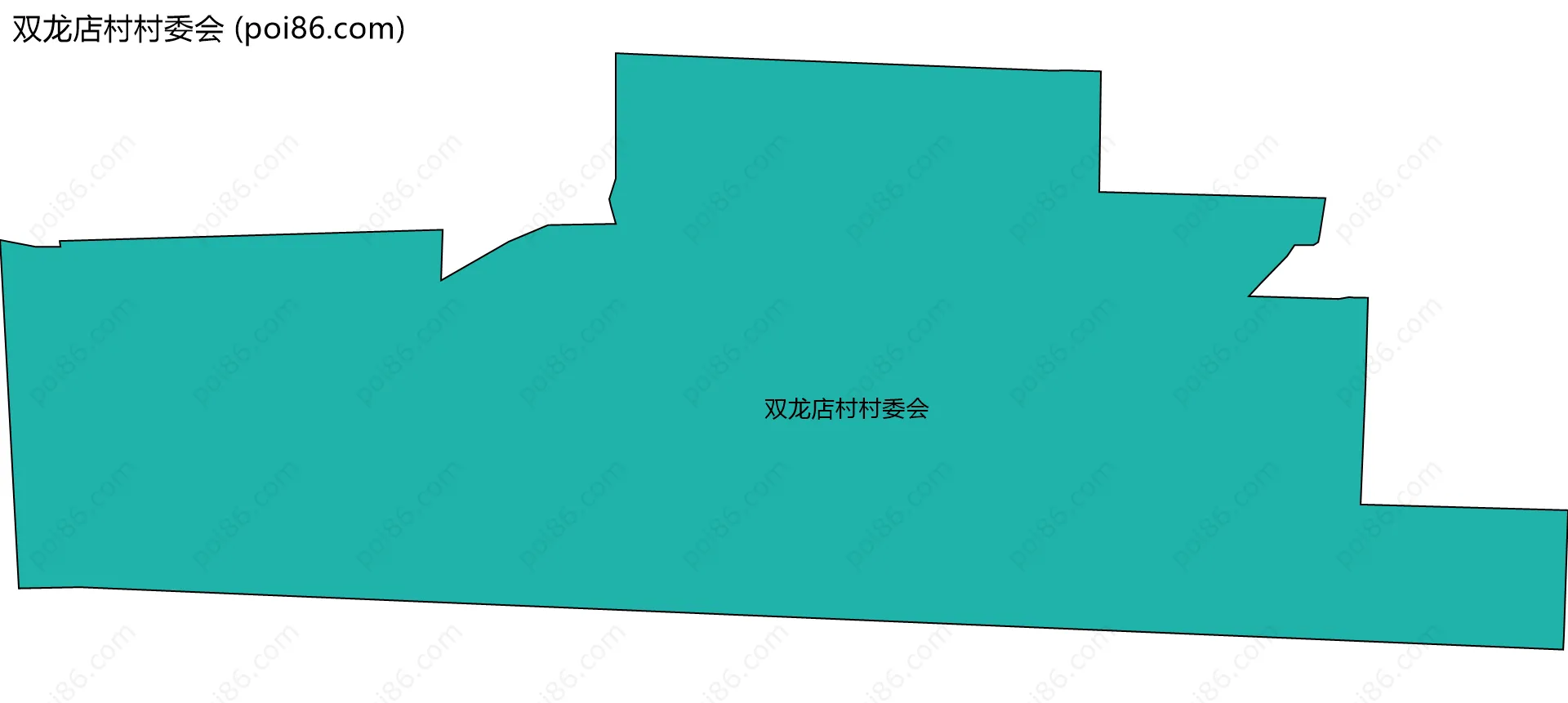 双龙店村村委会边界地图