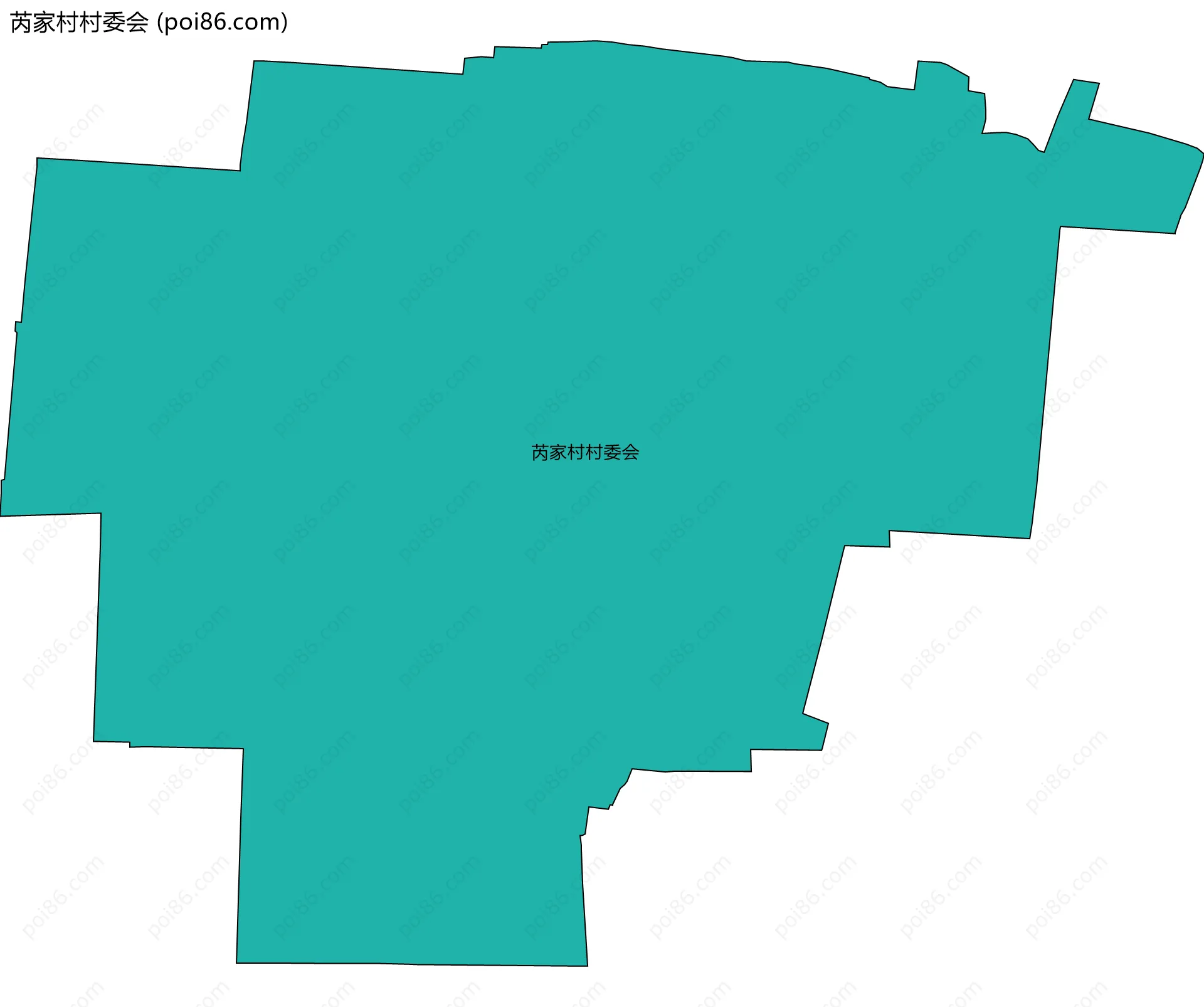 芮家村村委会边界地图