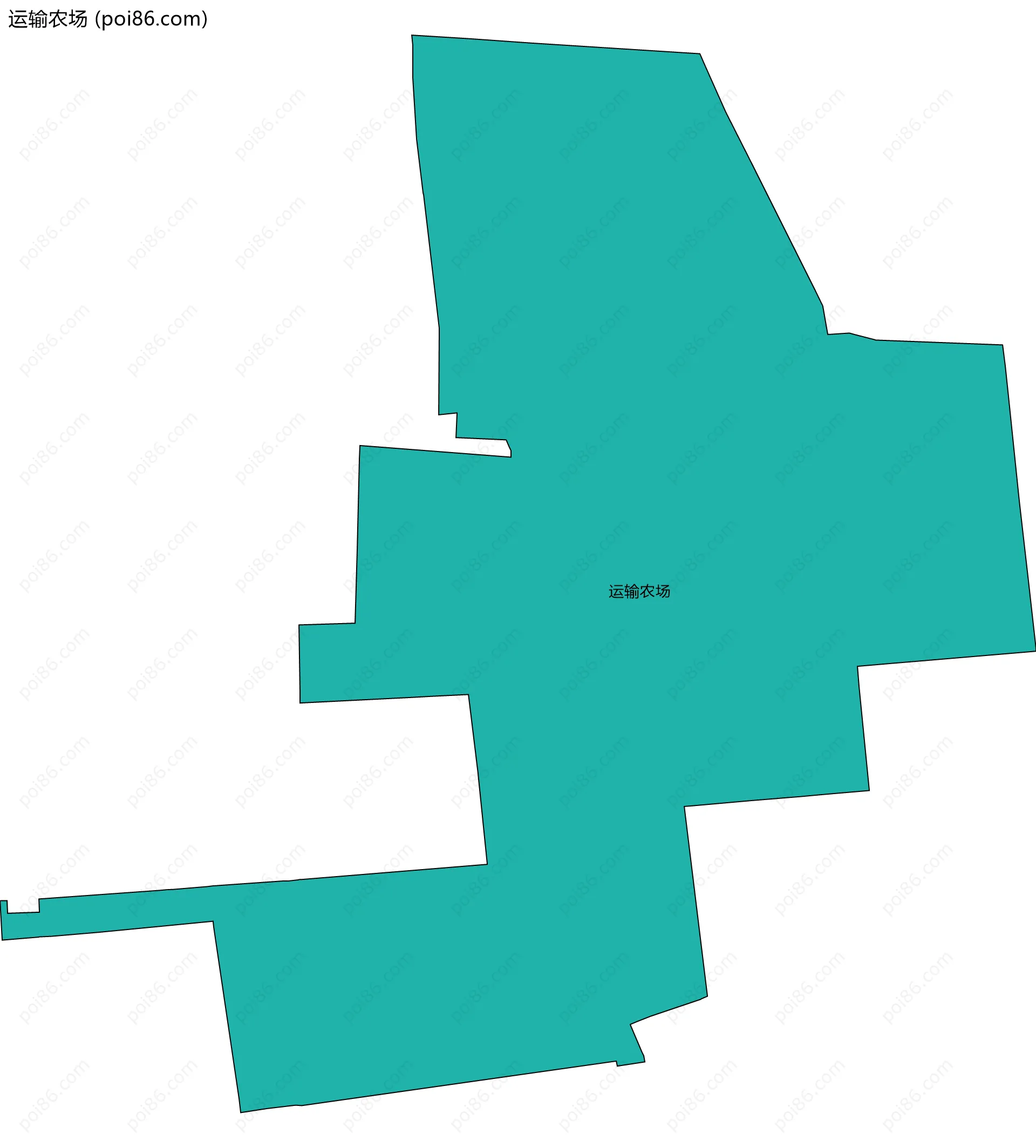 运输农场边界地图