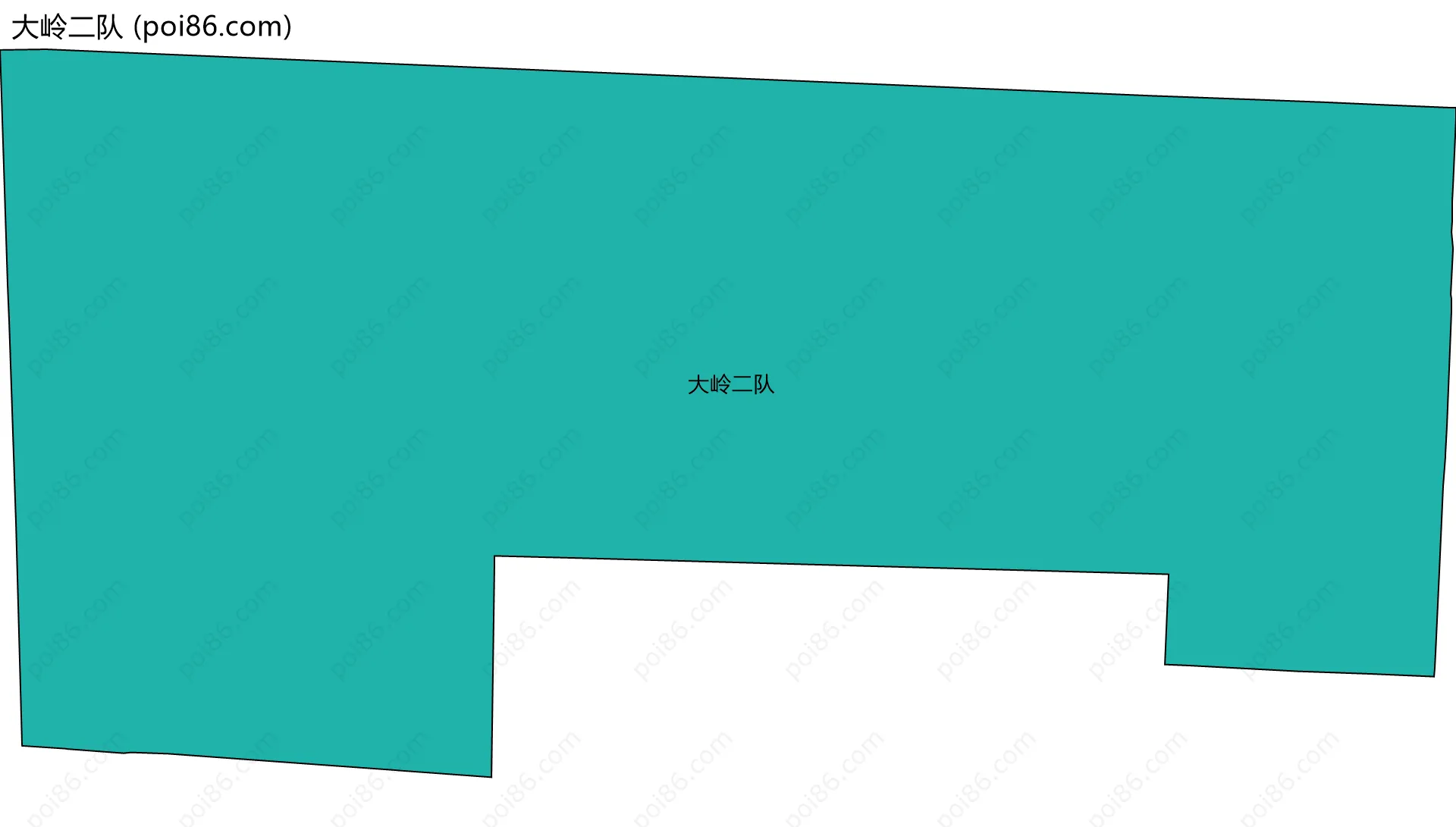 大岭二队边界地图