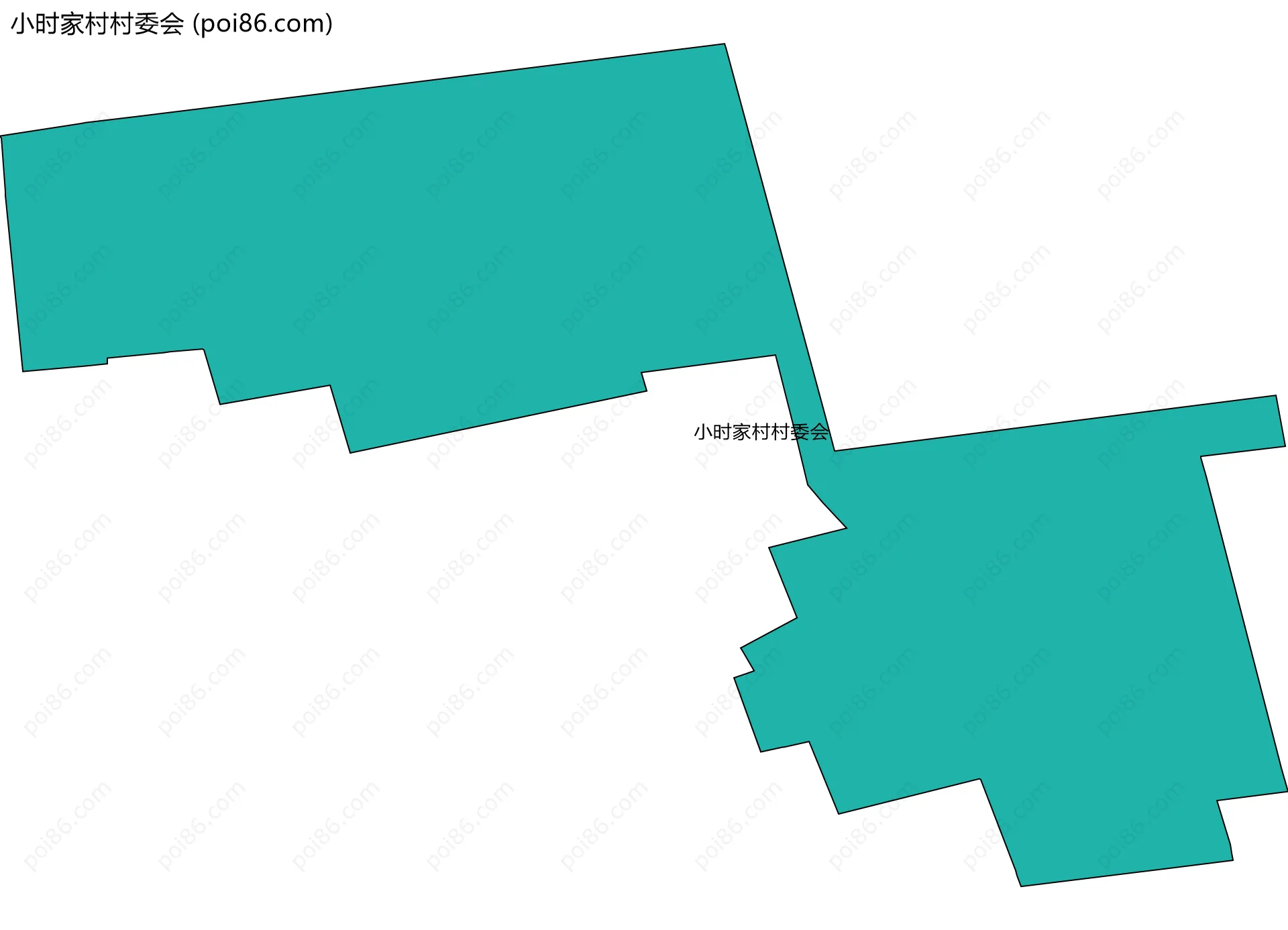 小时家村村委会边界地图