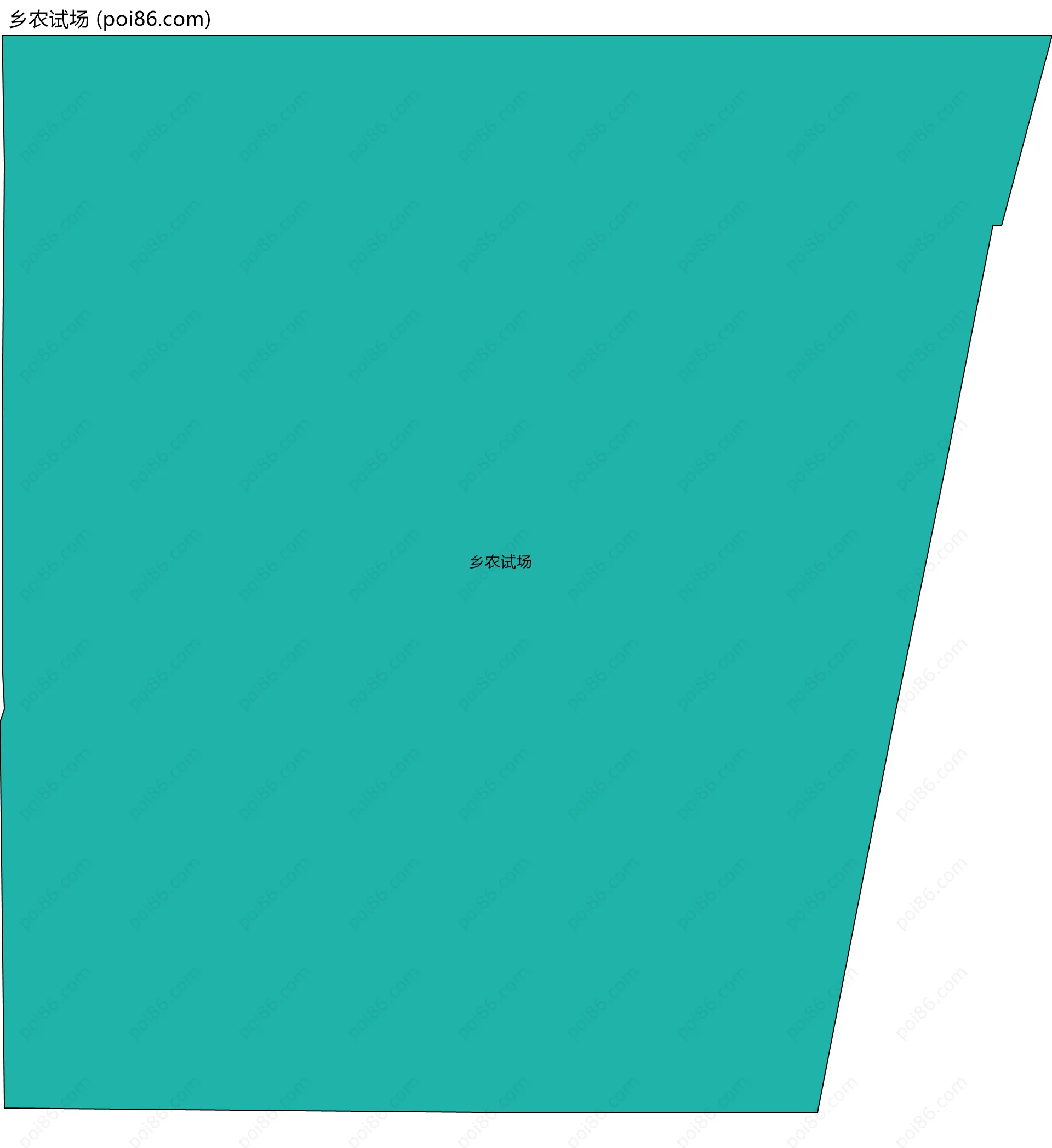 乡农试场边界地图