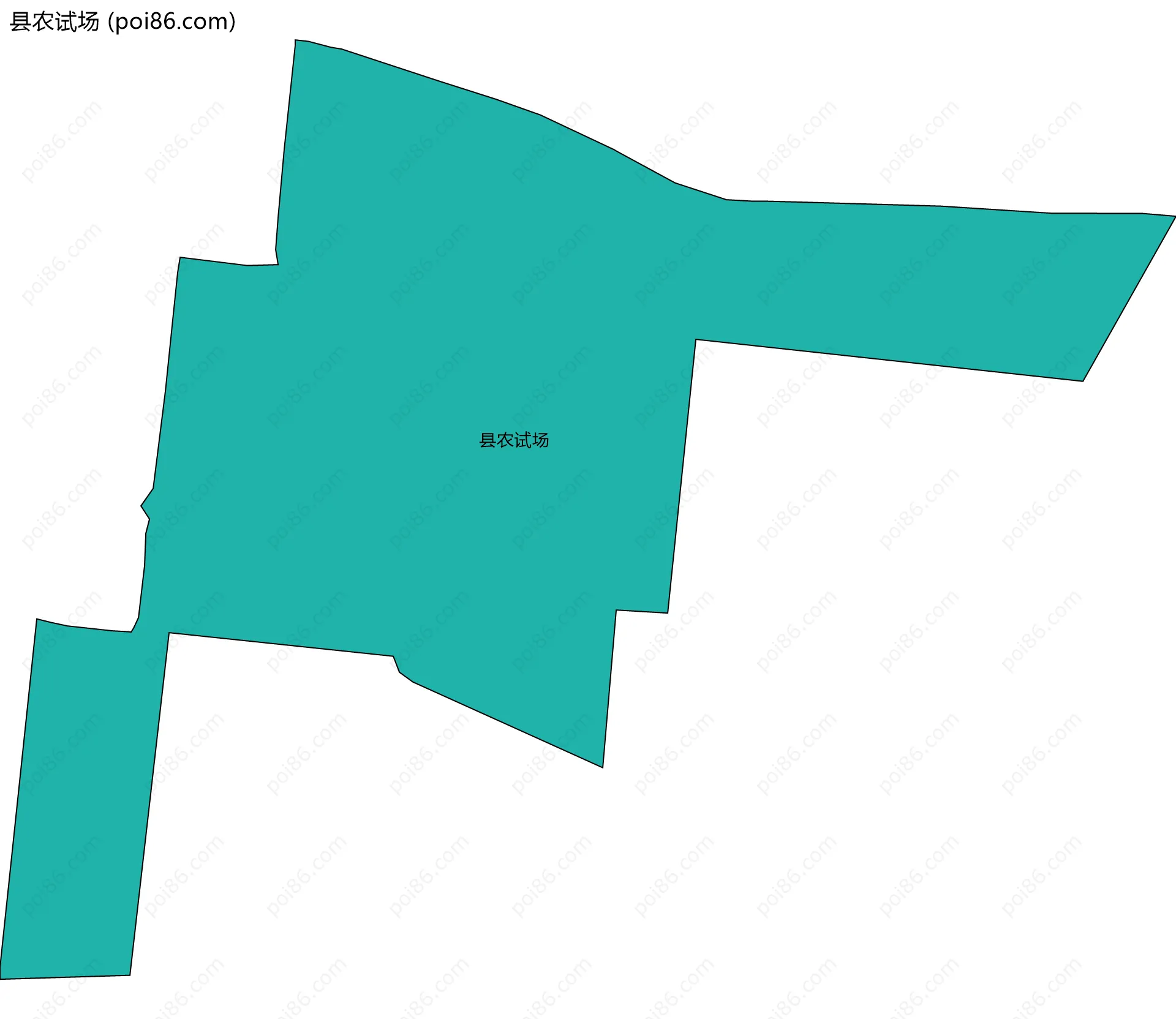 县农试场边界地图