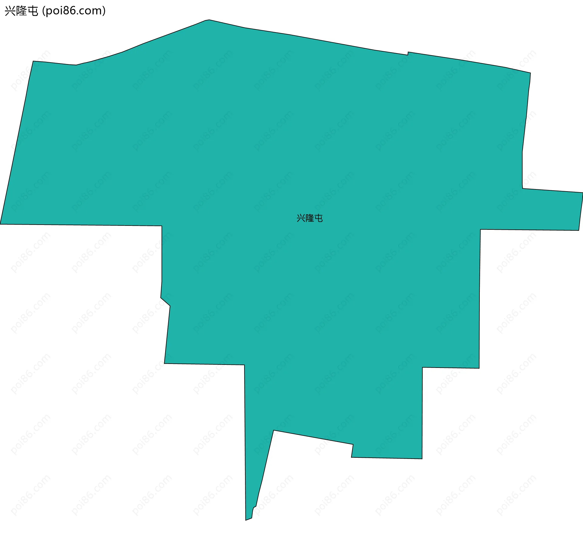 兴隆屯边界地图