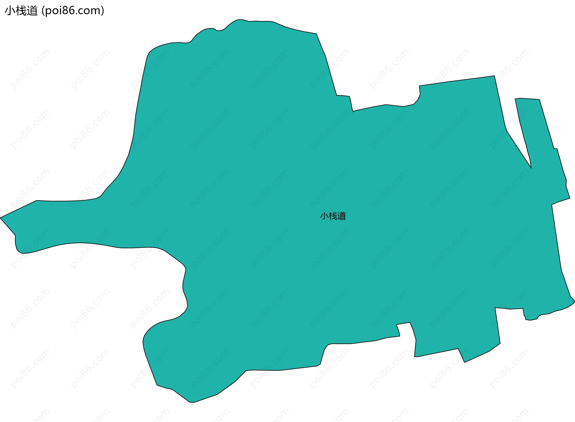 小栈道边界地图