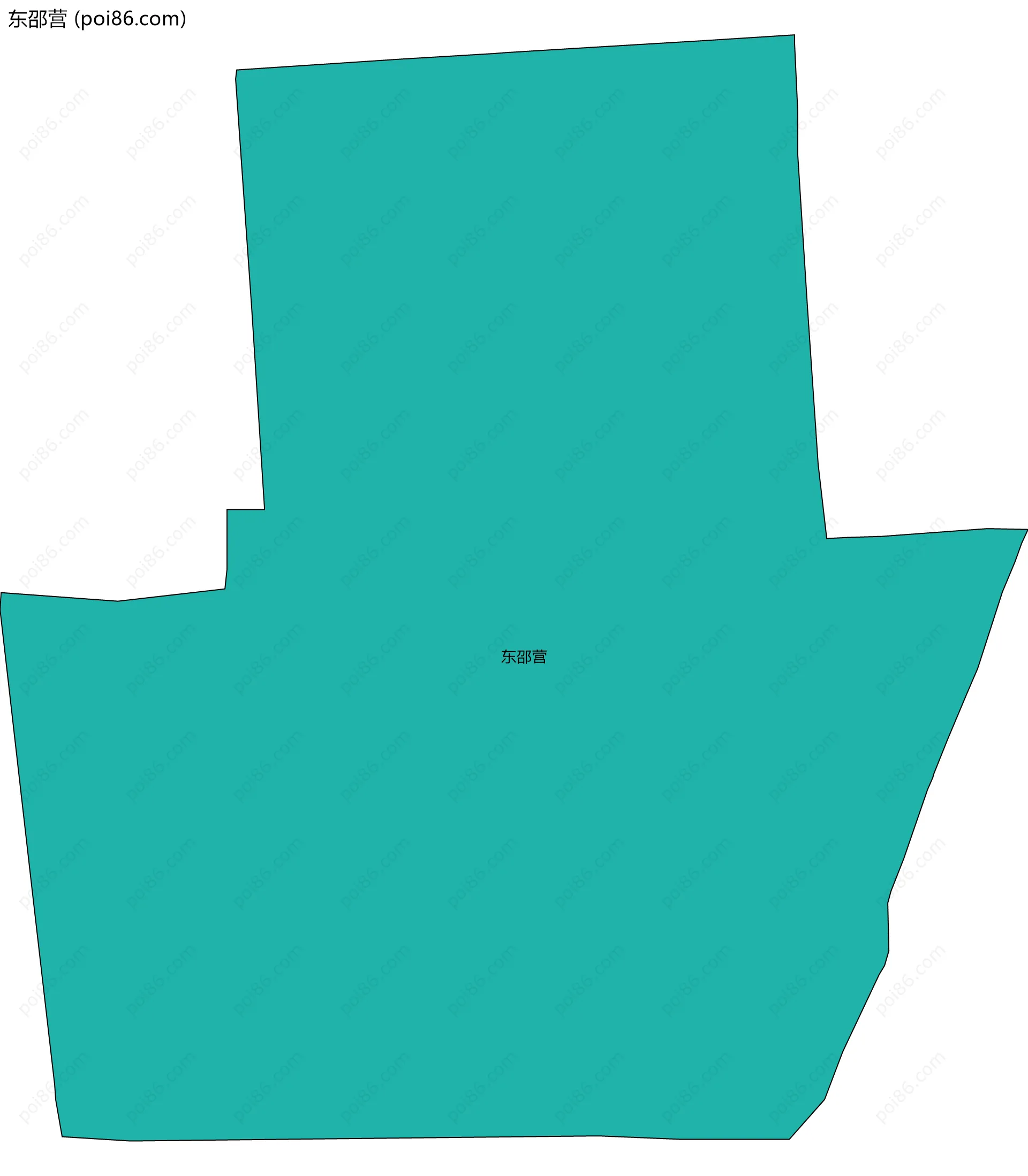 东邵营边界地图