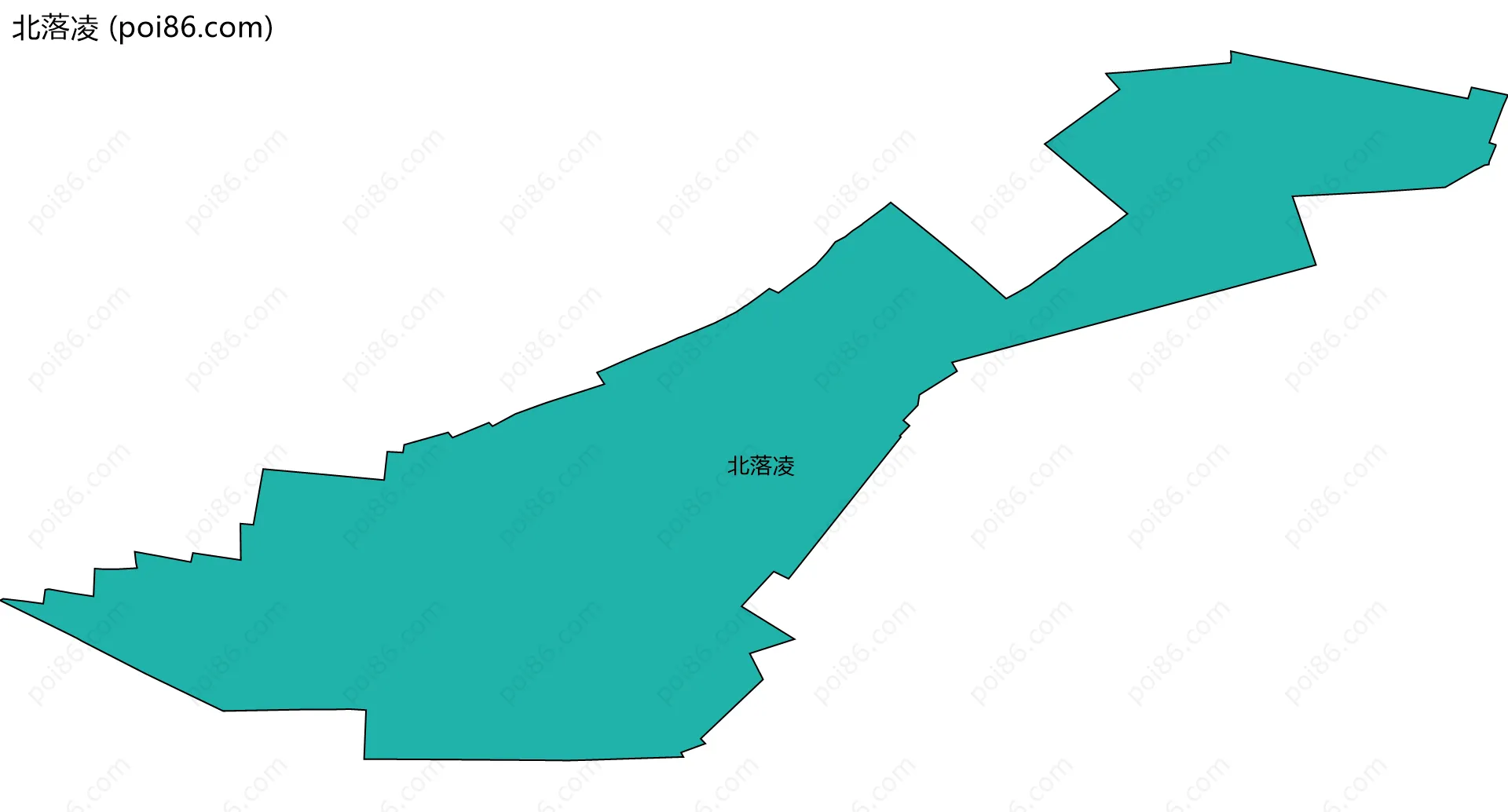 北落凌边界地图