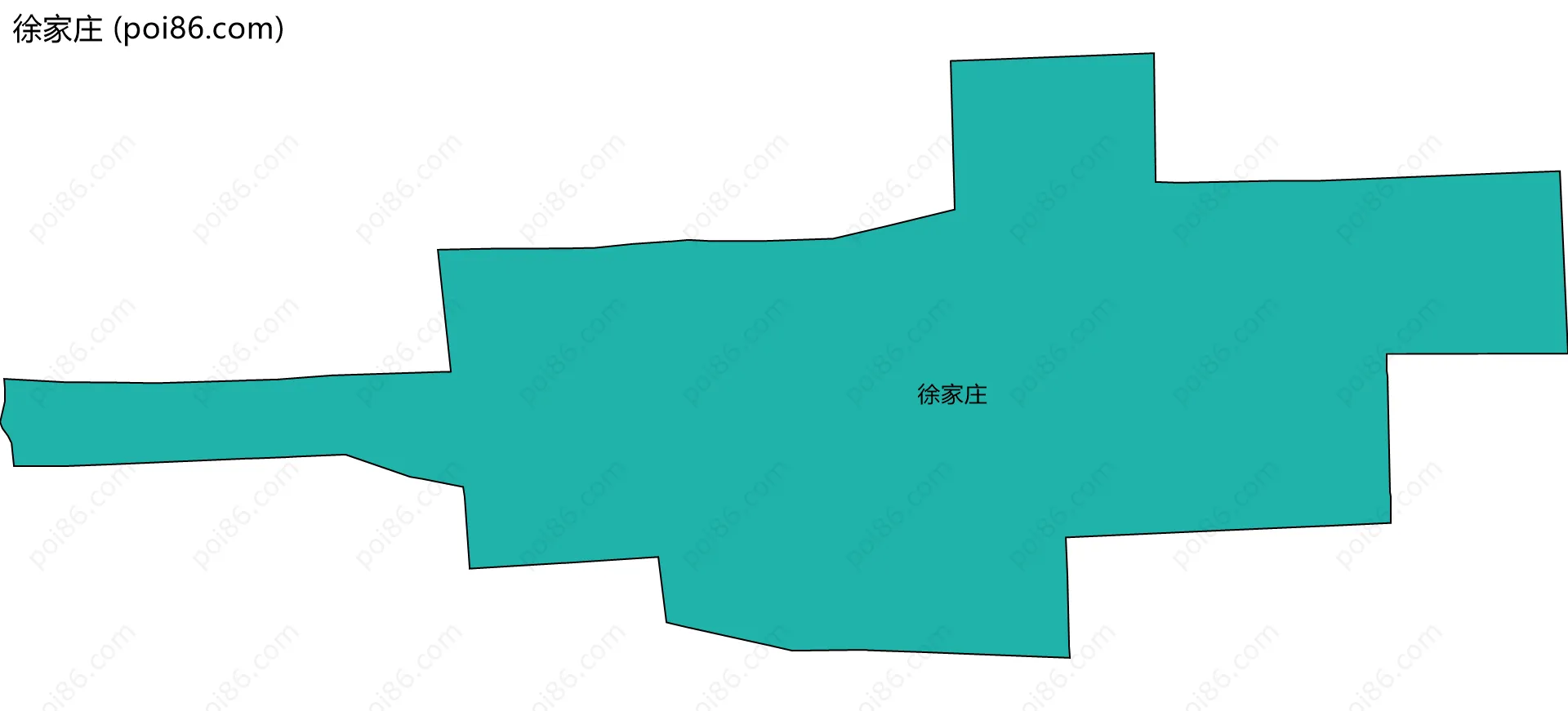 徐家庄边界地图