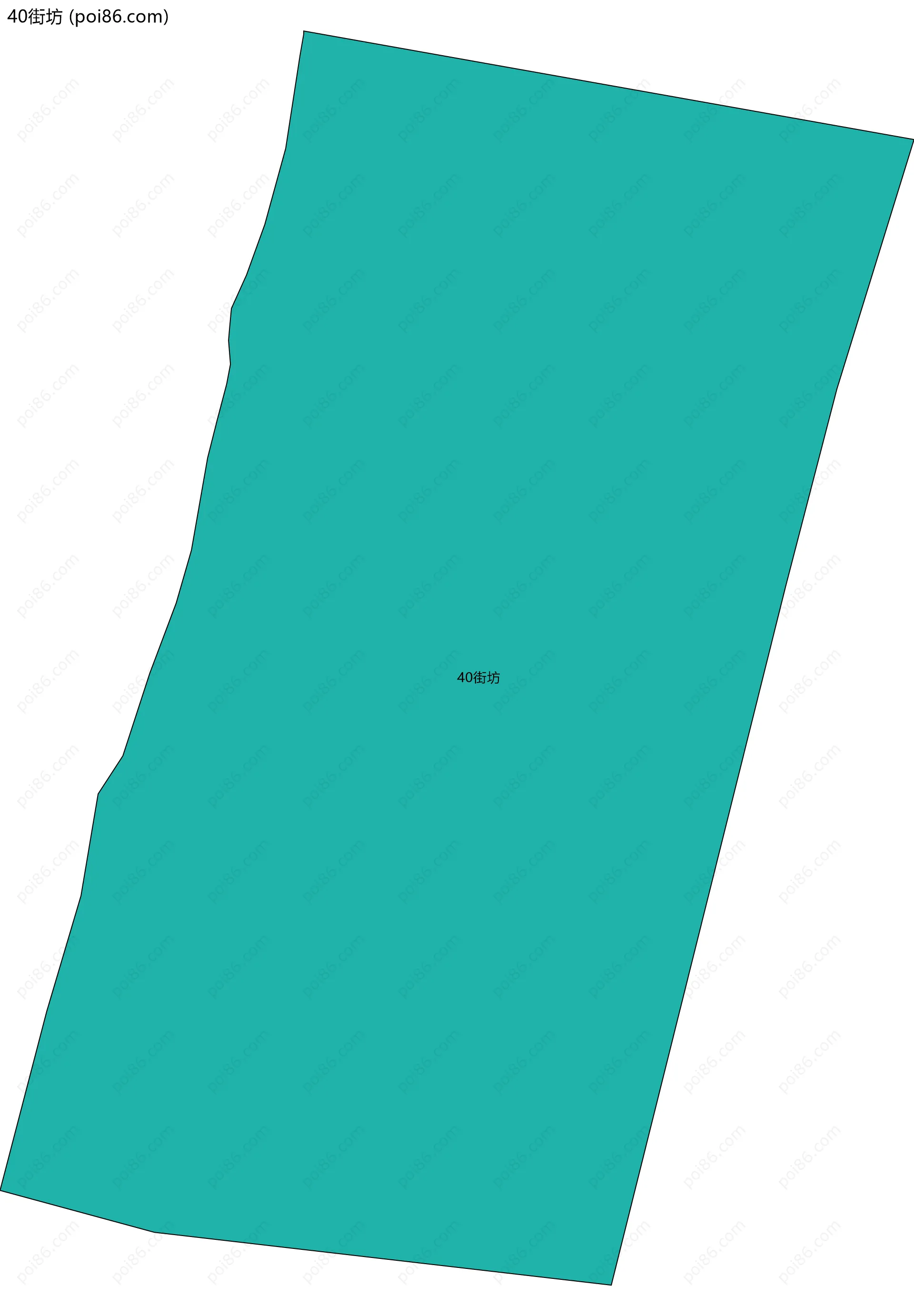 40街坊边界地图