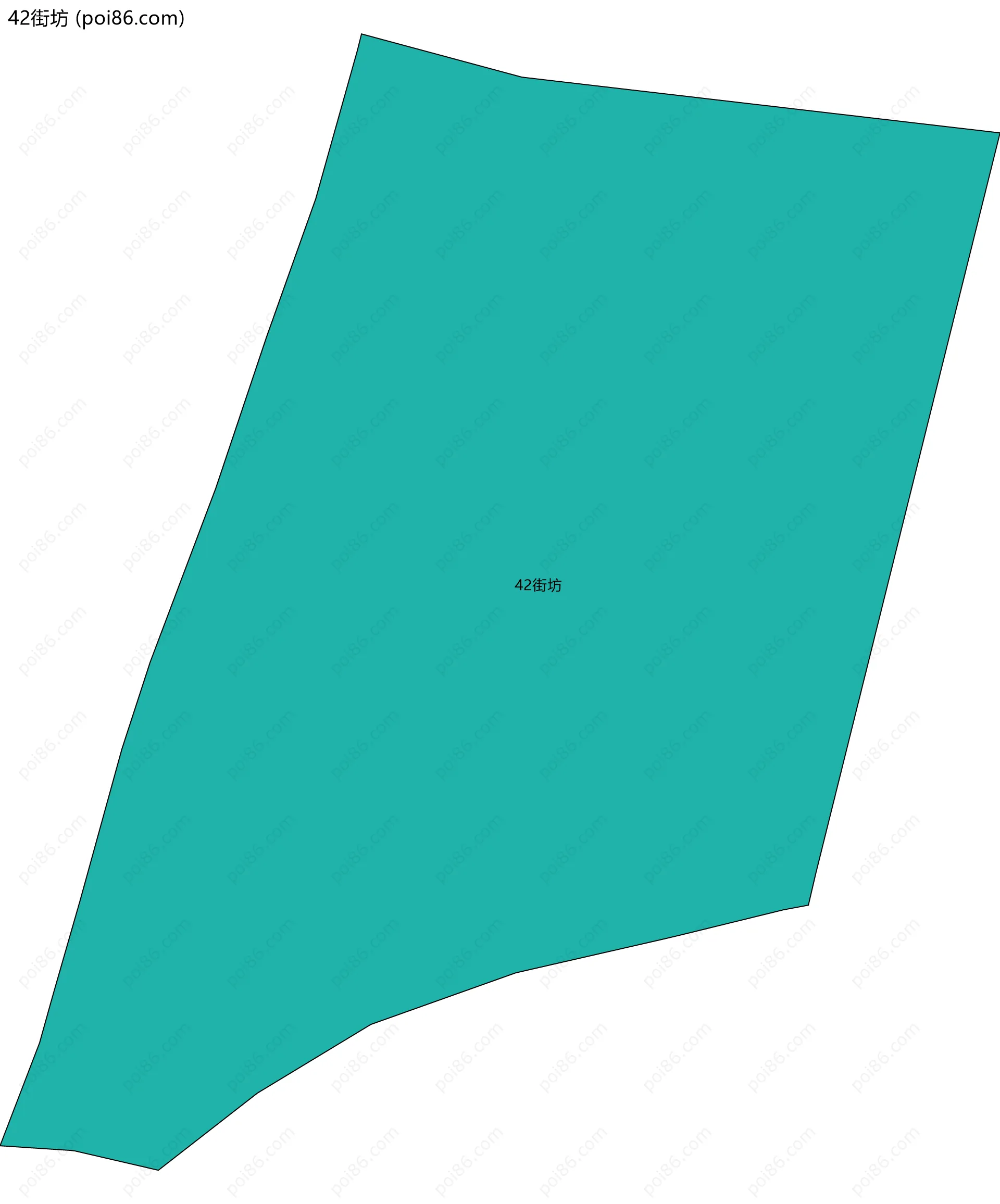 42街坊边界地图