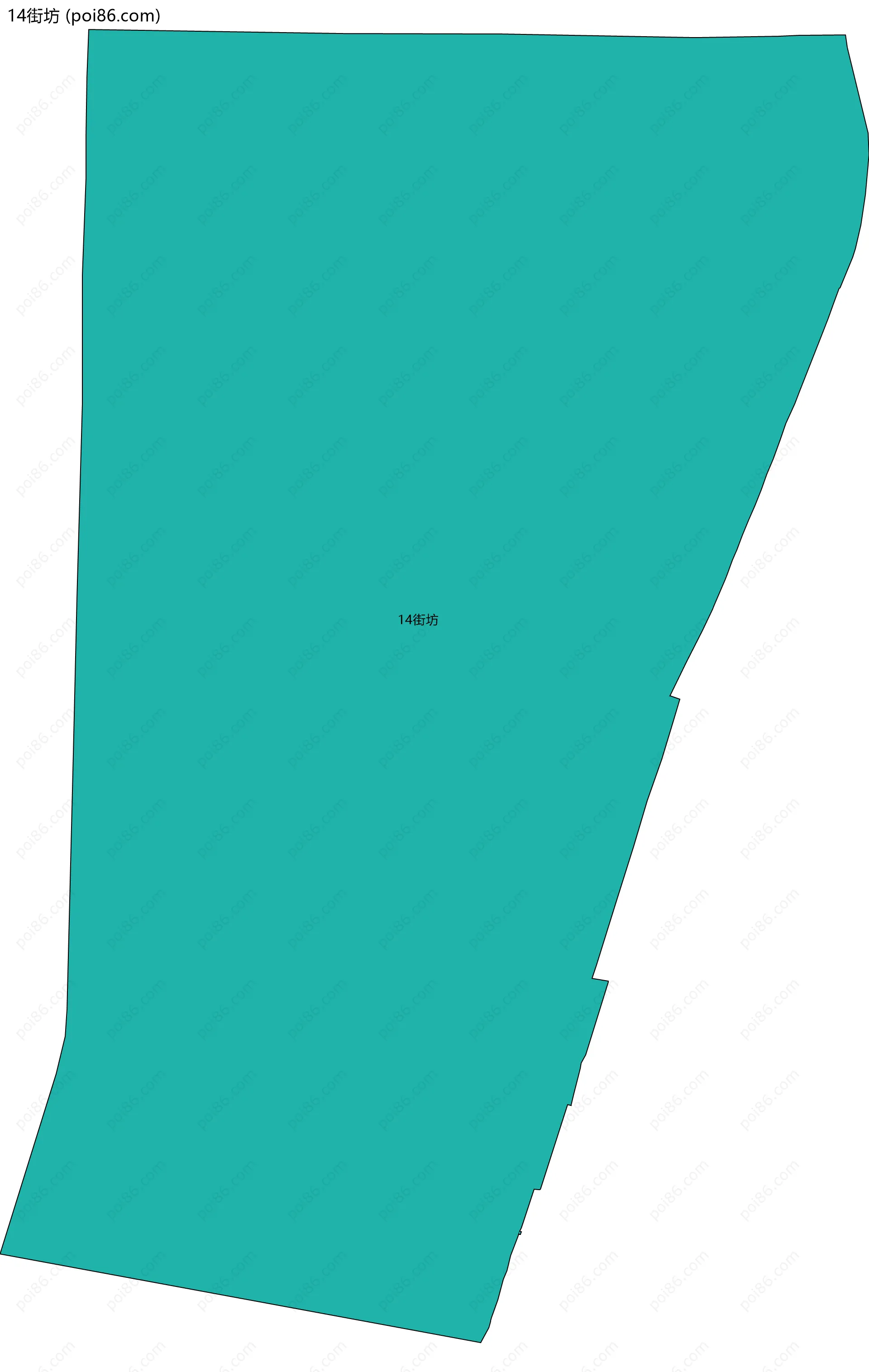 14街坊边界地图