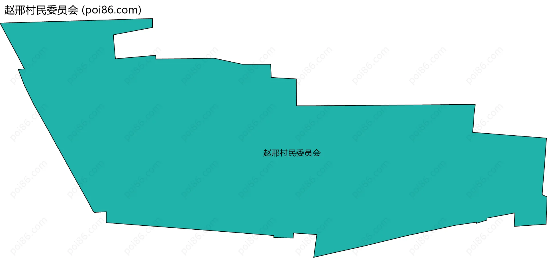 赵邢村民委员会边界地图