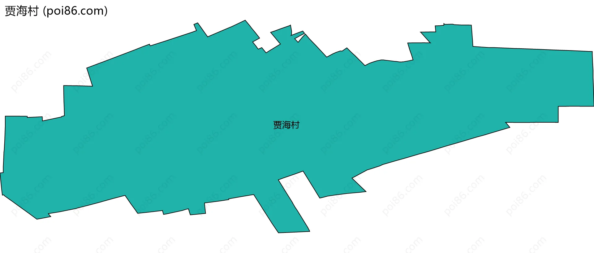 贾海村边界地图