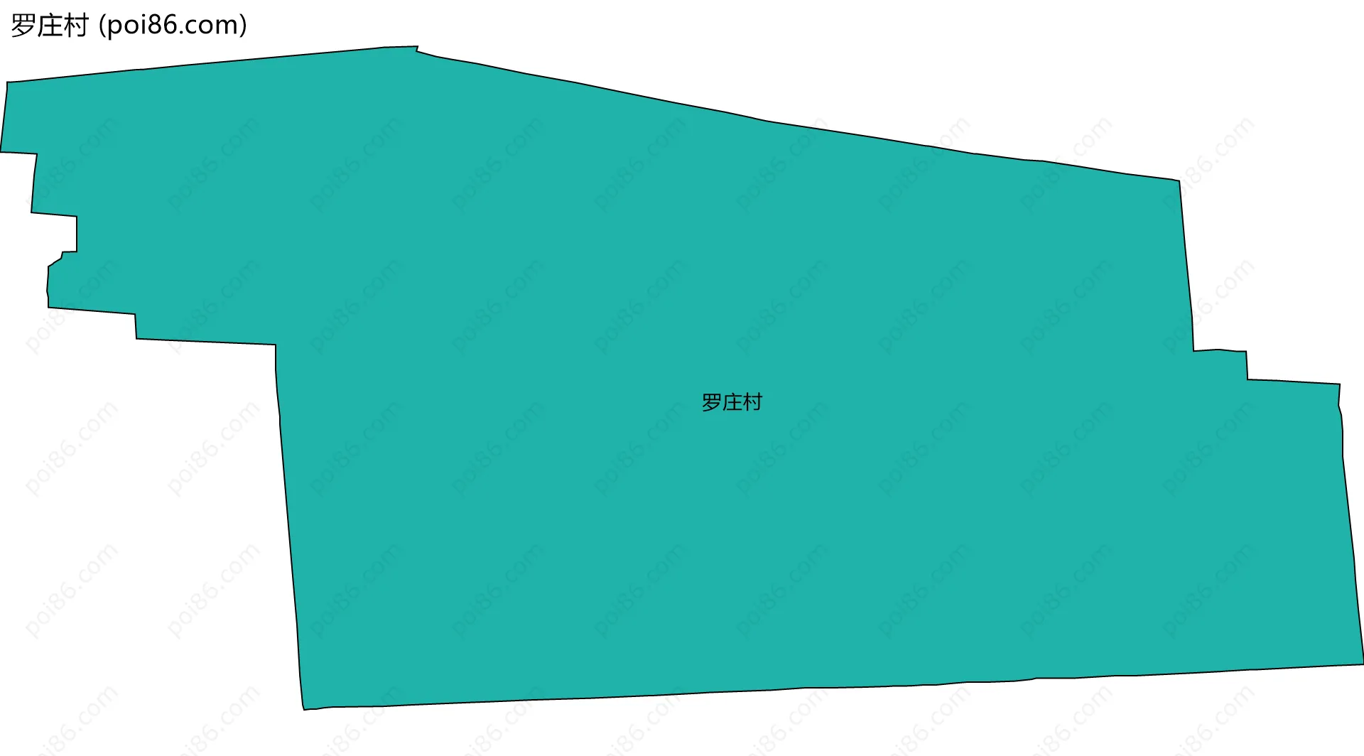 罗庄村边界地图
