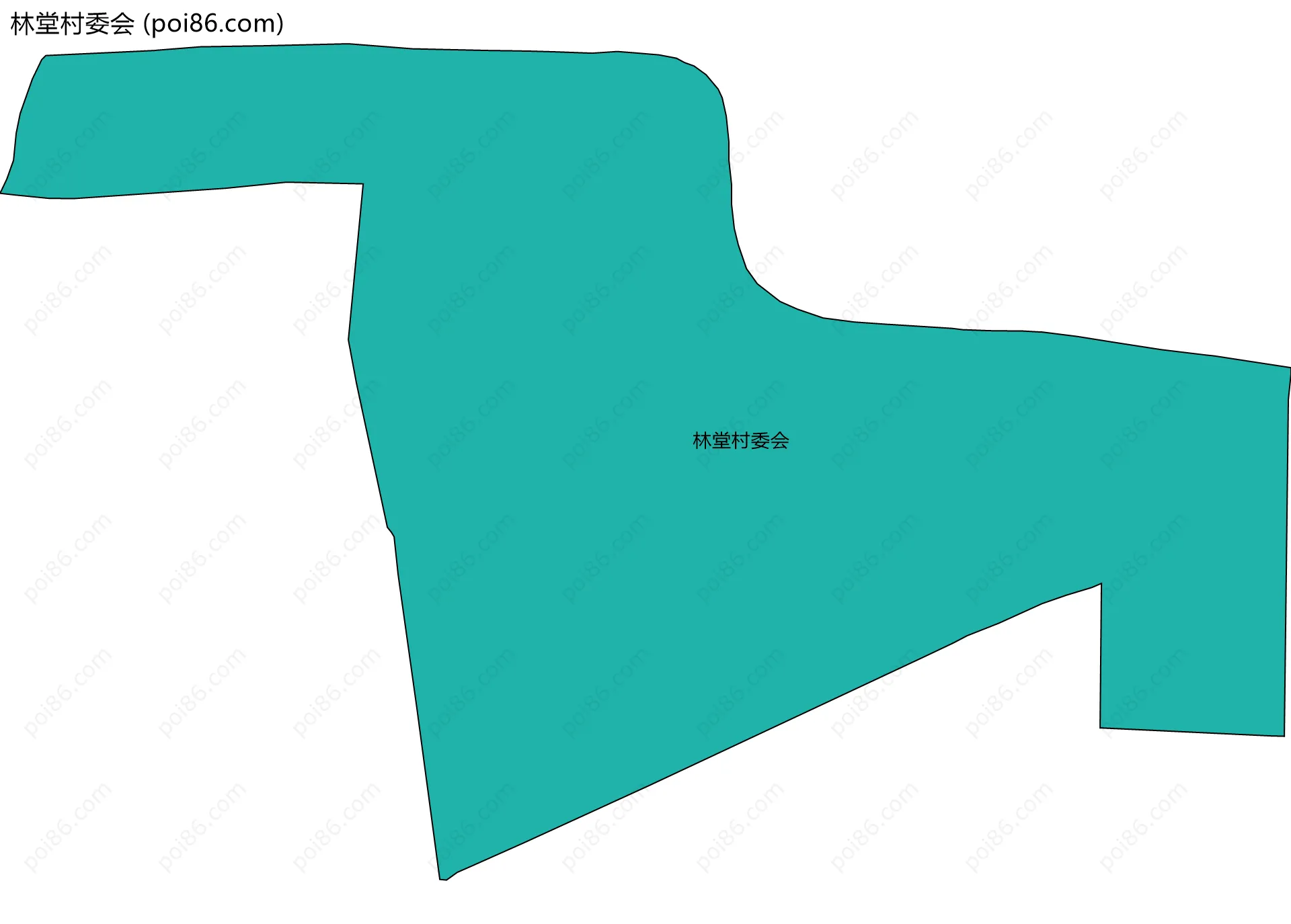 林堂村委会边界地图