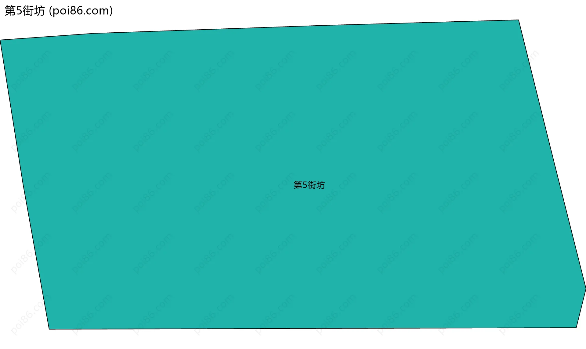 第5街坊边界地图