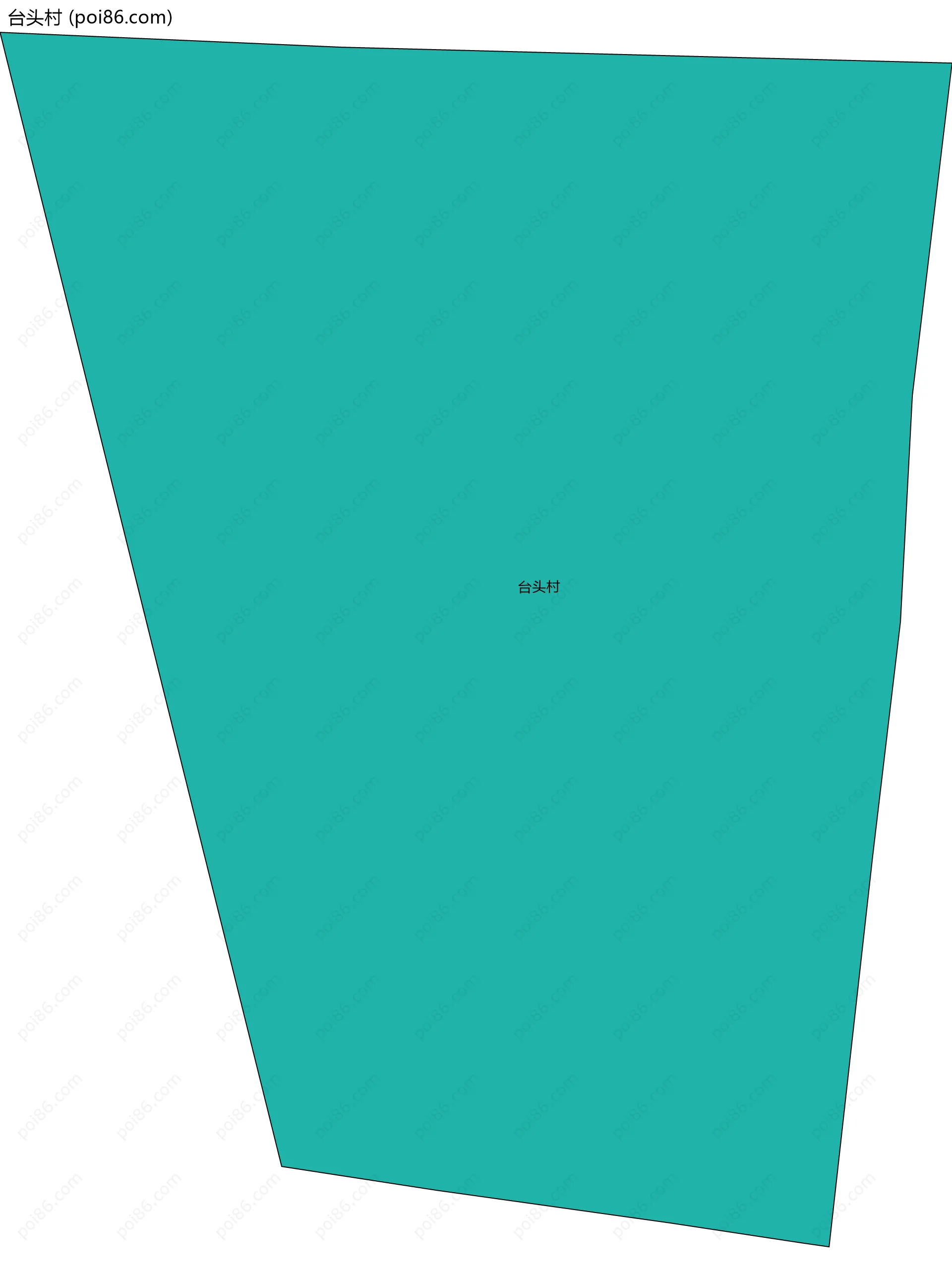 台头村边界地图