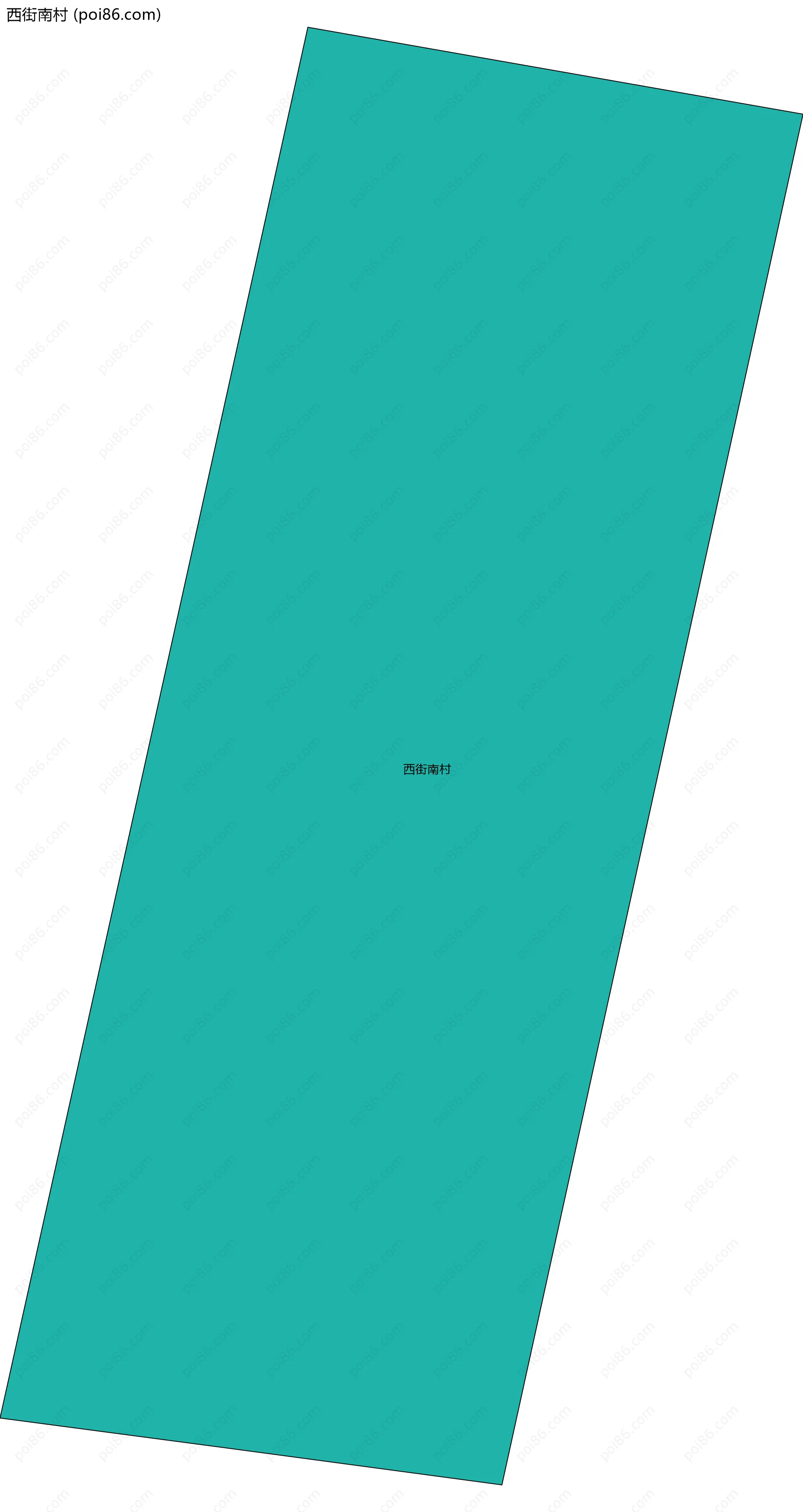 西街南村边界地图