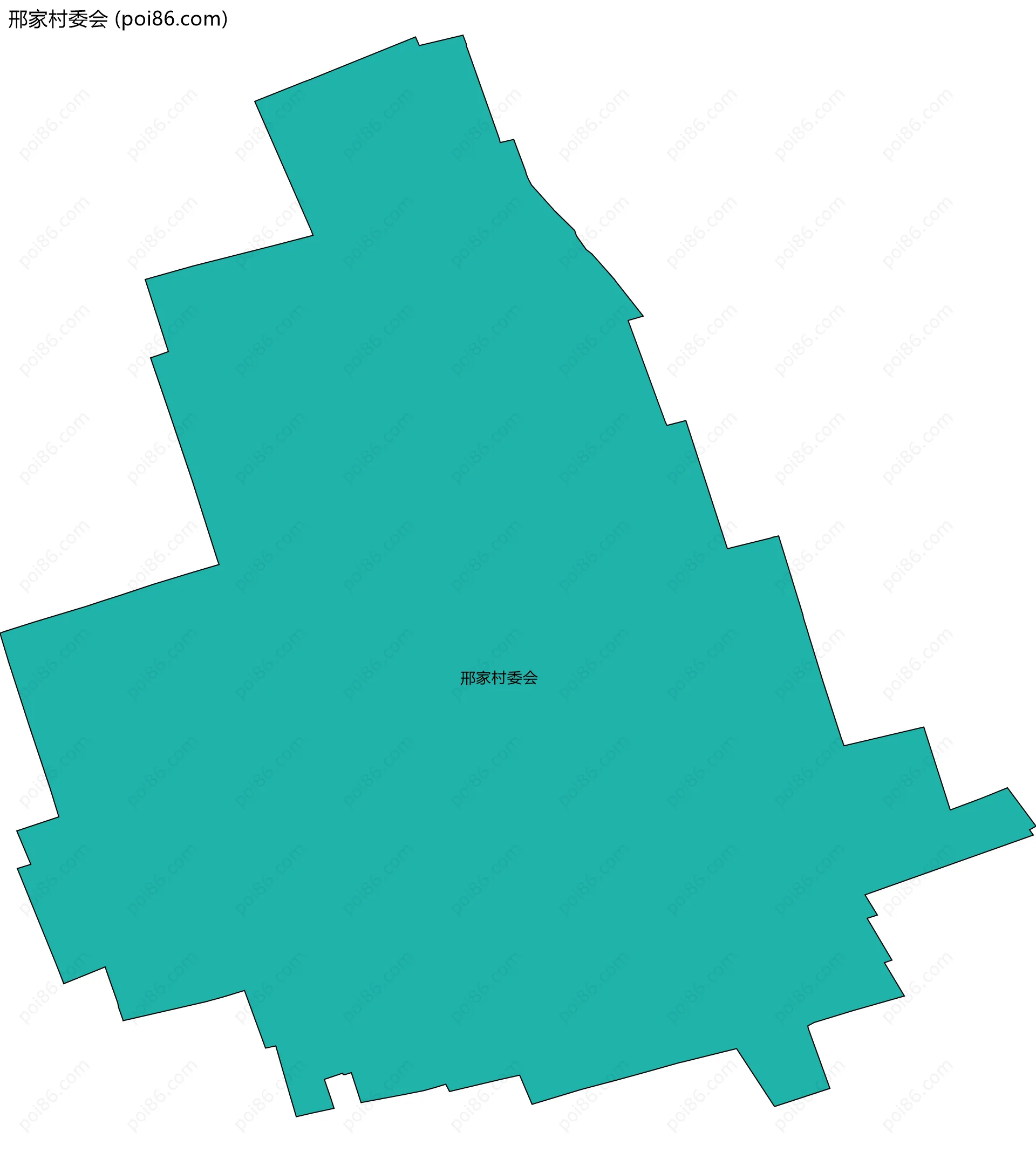 邢家村委会边界地图