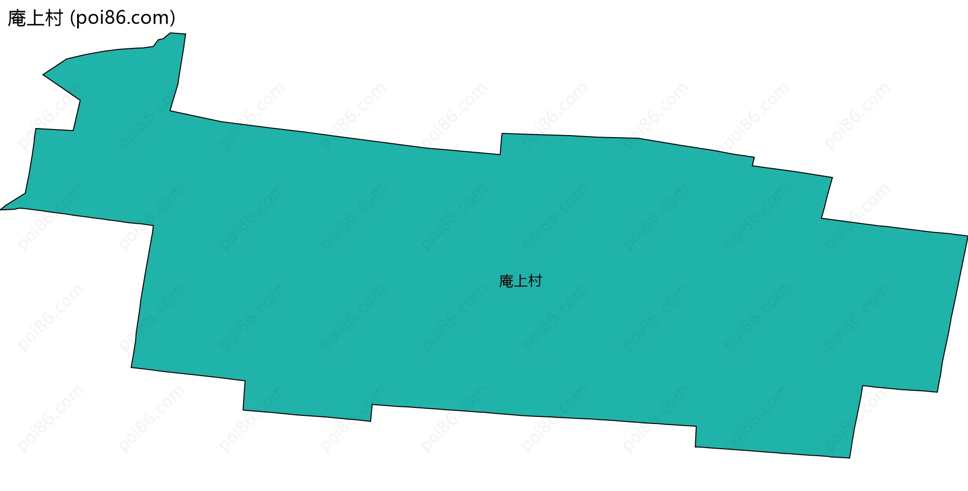 庵上村边界地图