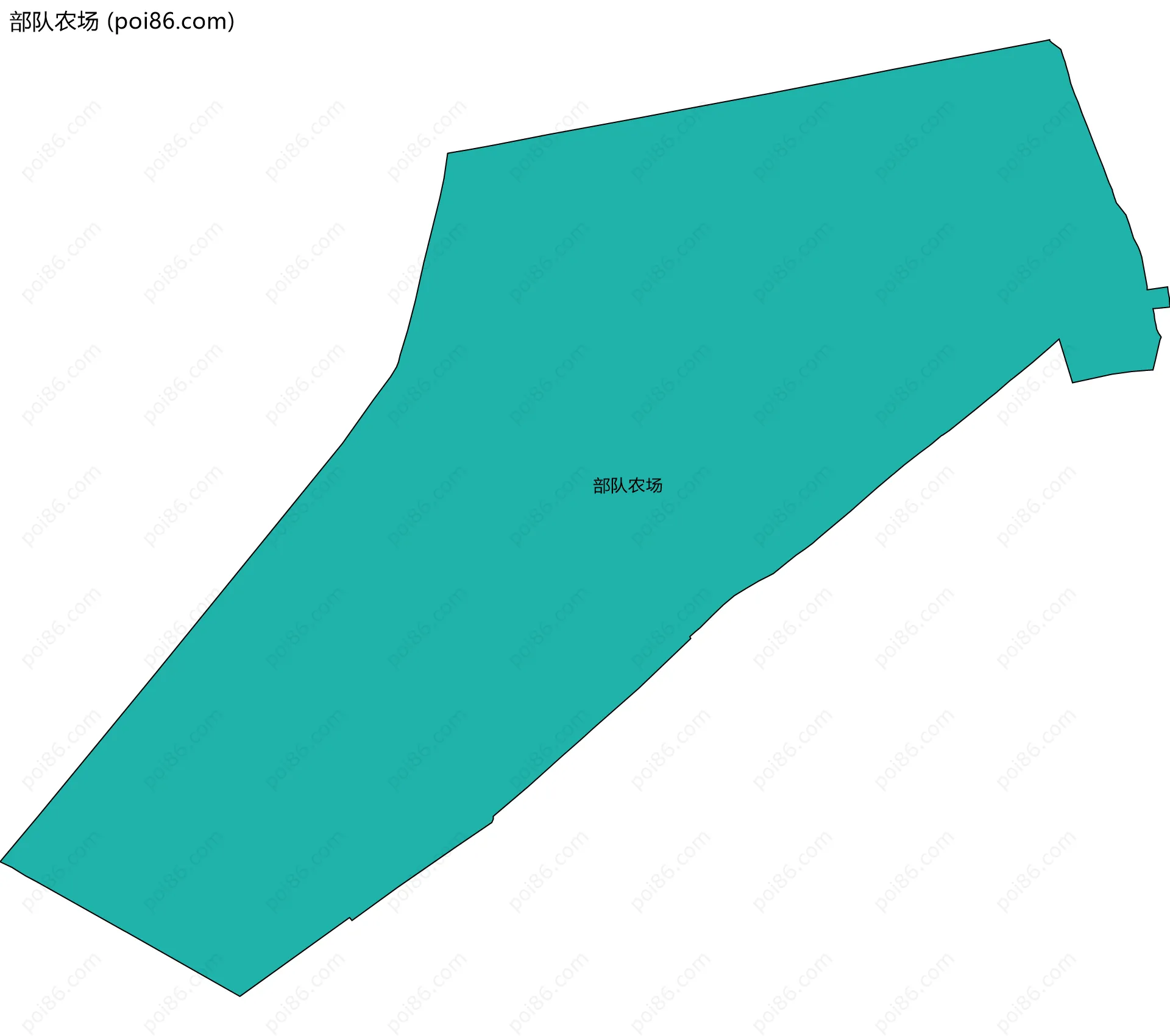 部队农场边界地图