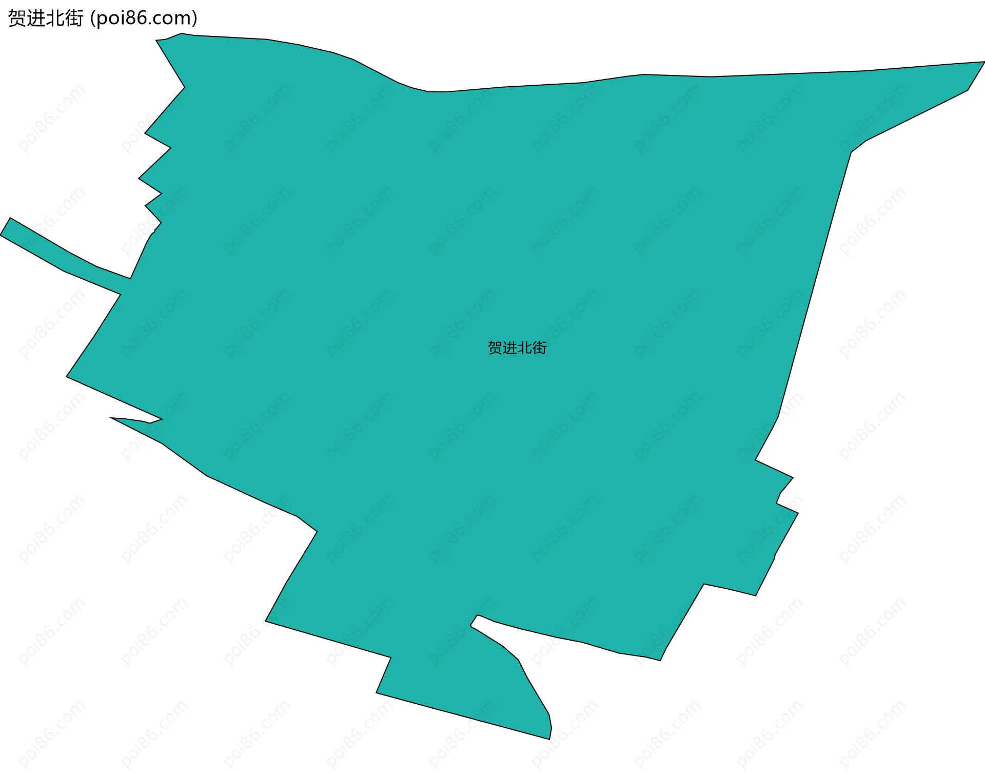 贺进北街边界地图