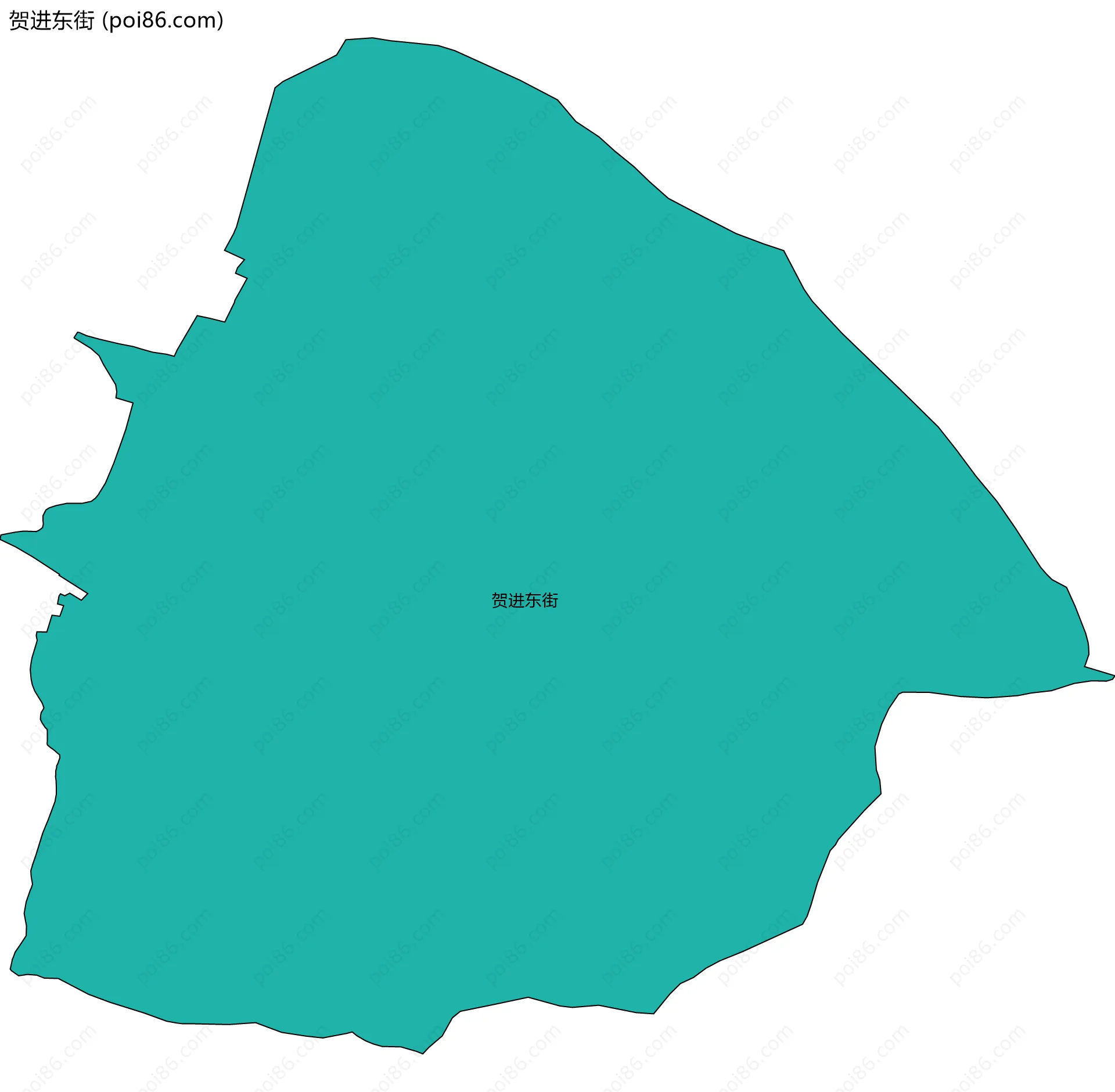 贺进东街边界地图
