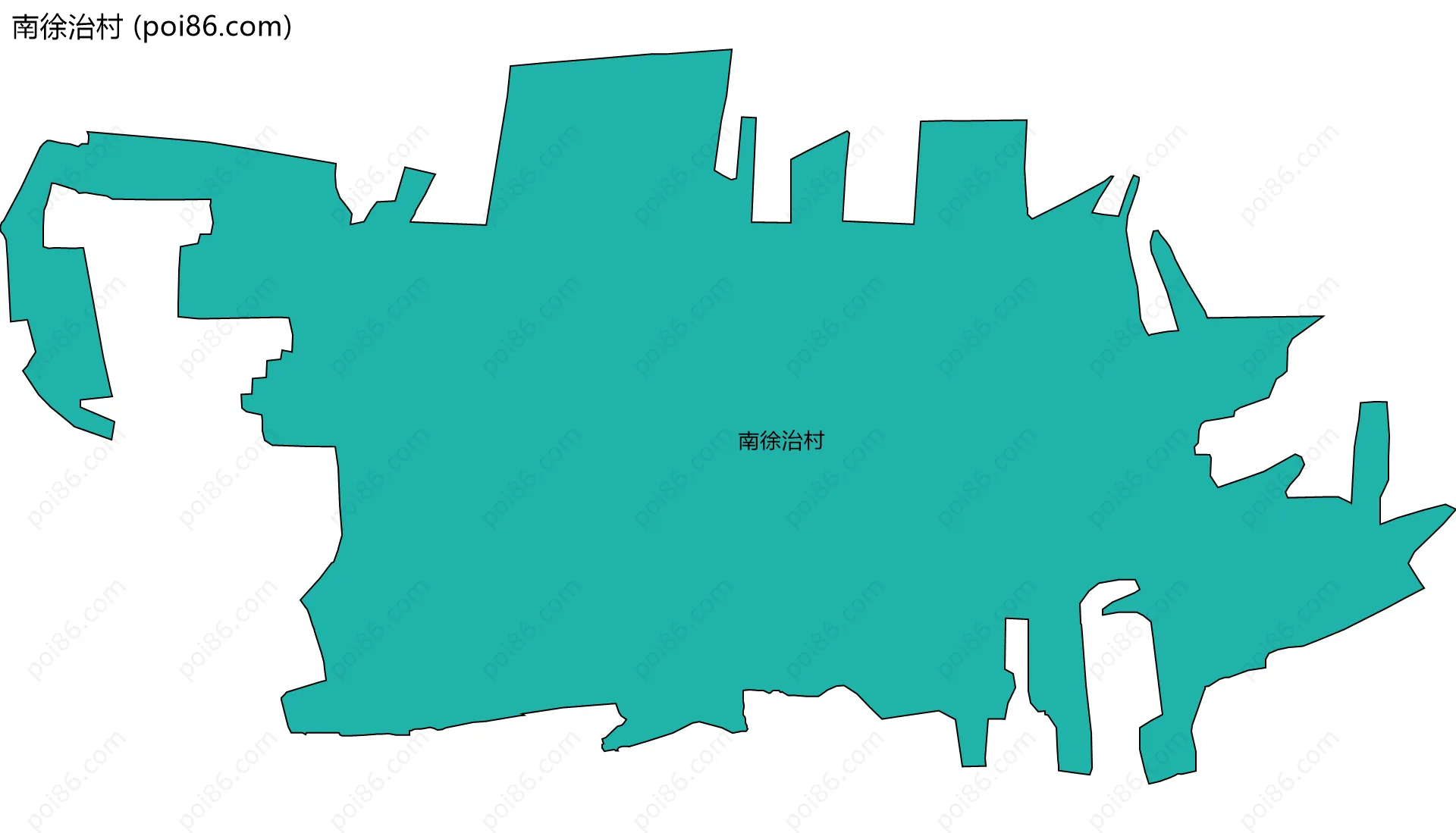 南徐治村边界地图