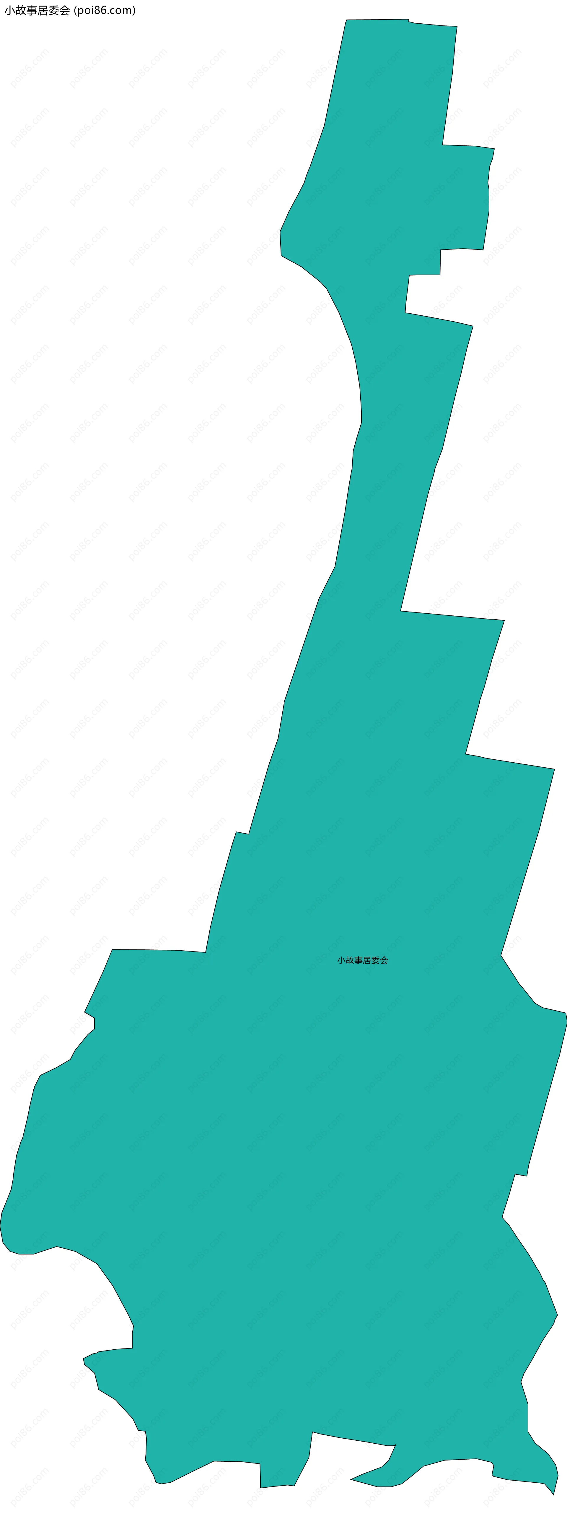 小故事居委会边界地图