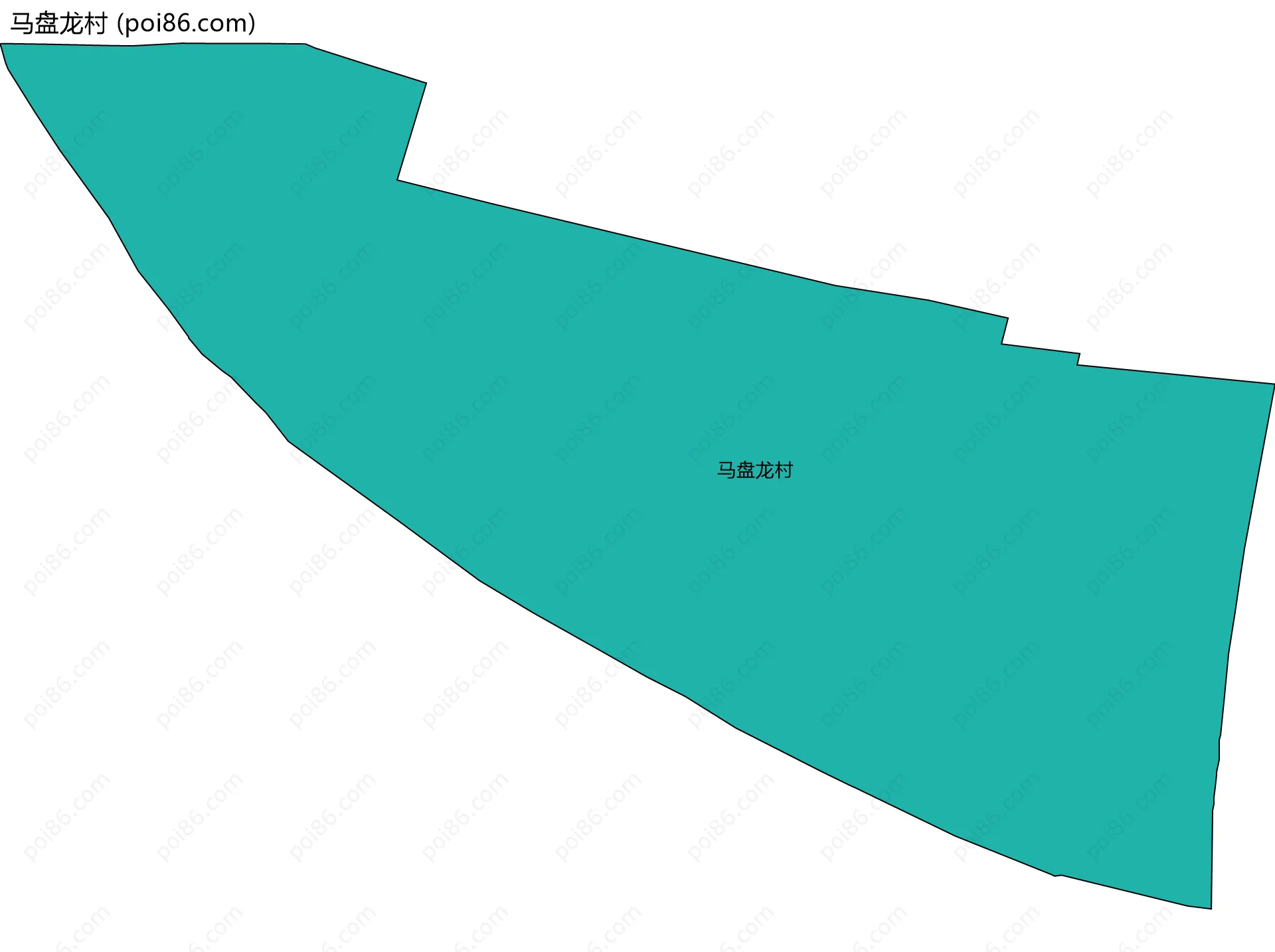 马盘龙村边界地图