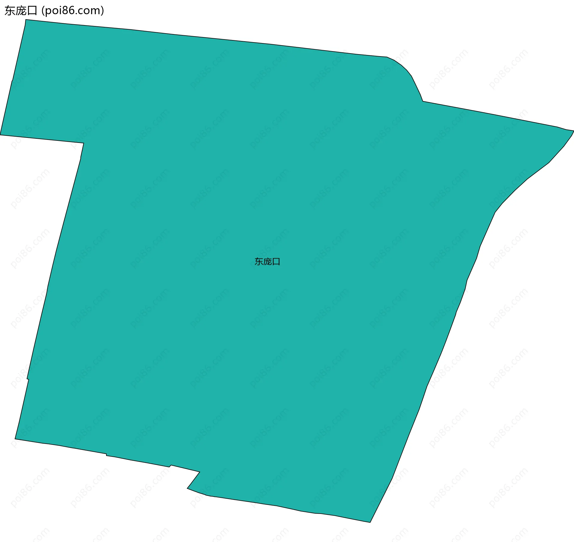 东庞口边界地图