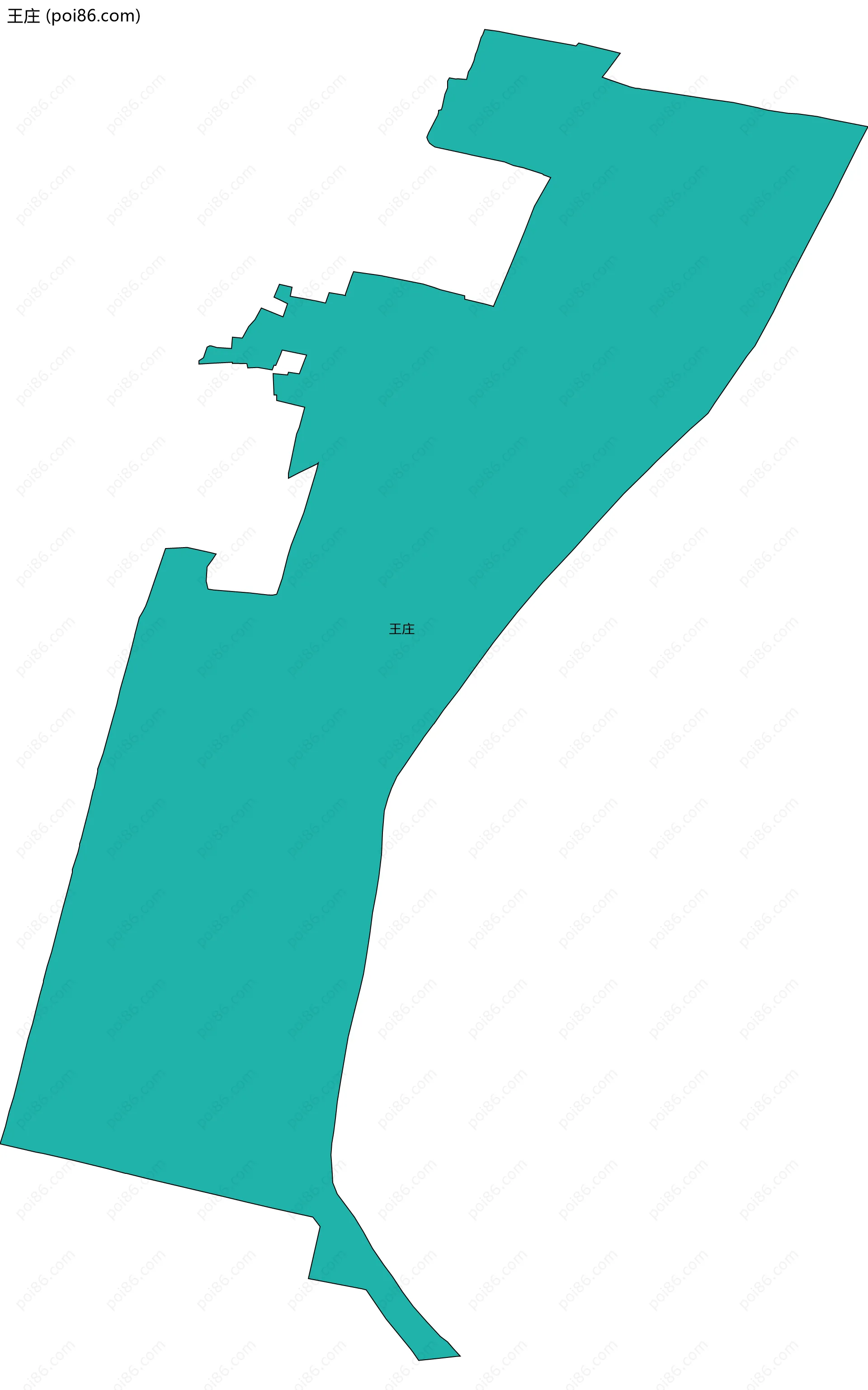王庄边界地图