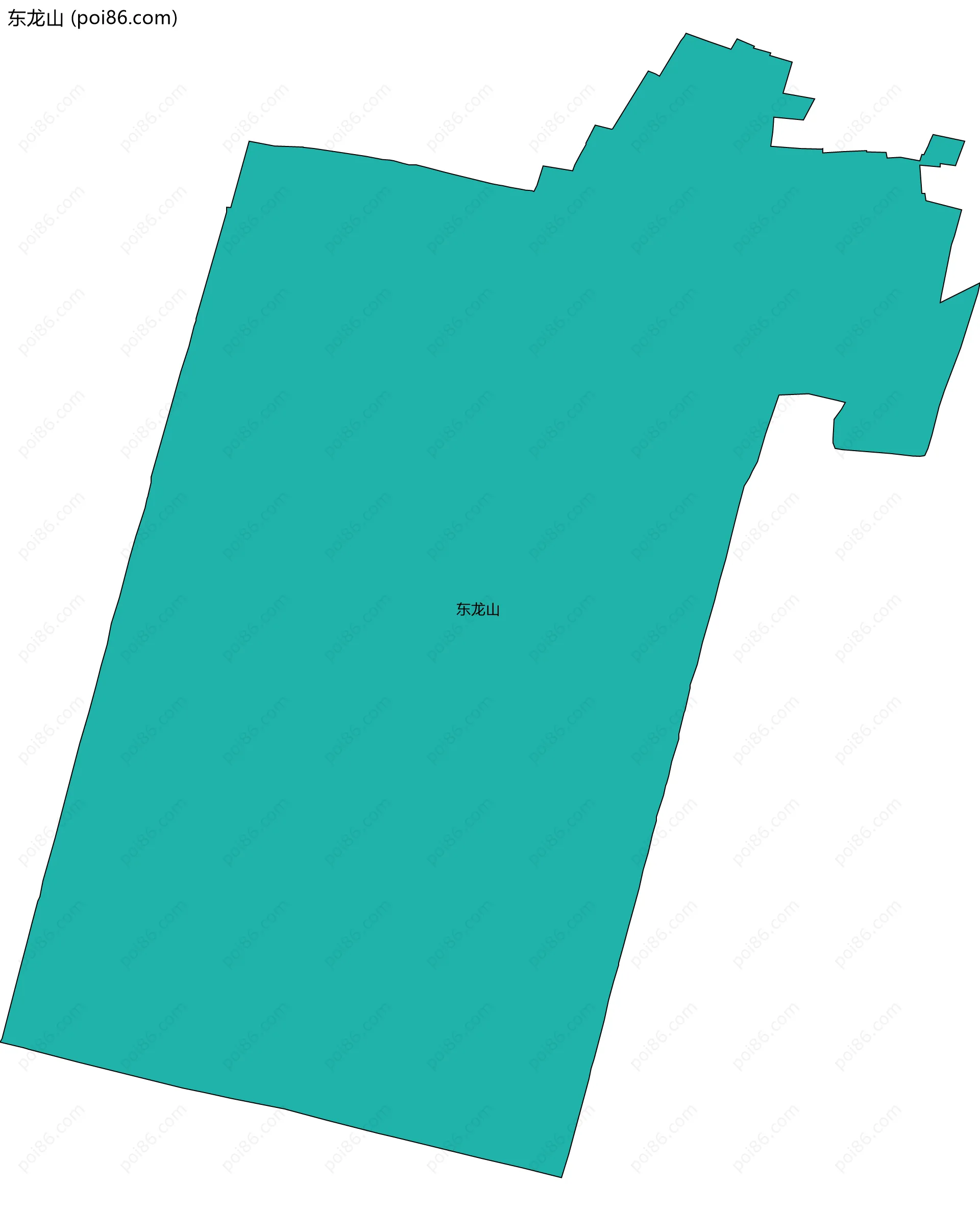 东龙山边界地图