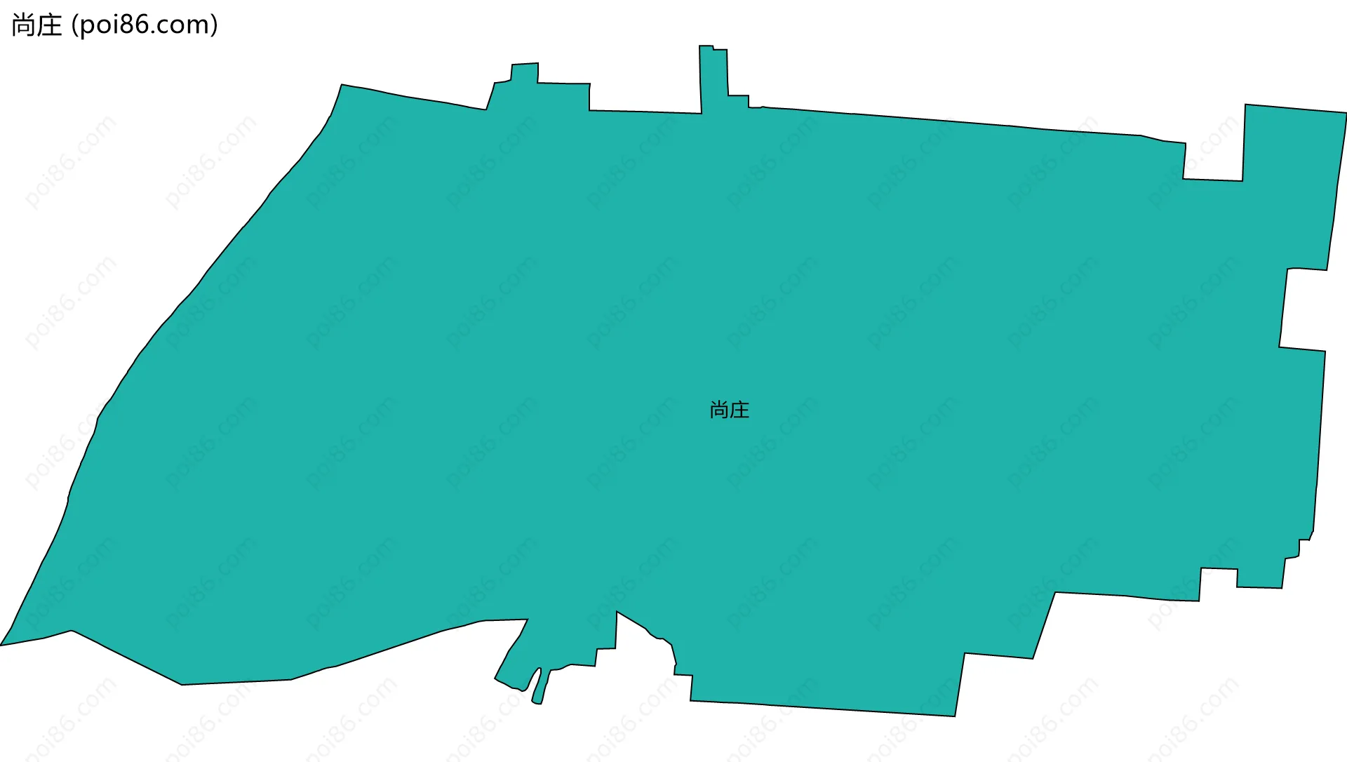 尚庄边界地图