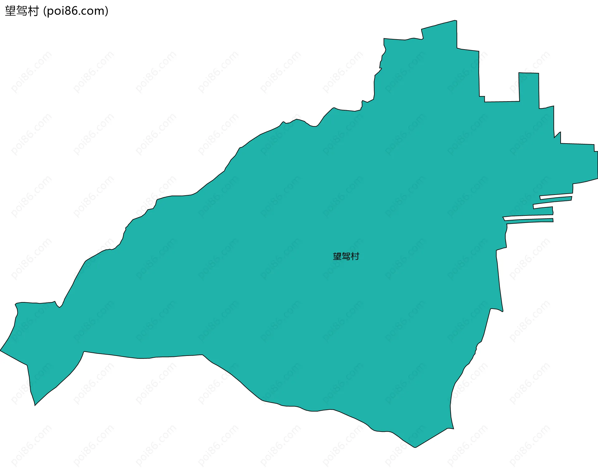 望驾村边界地图