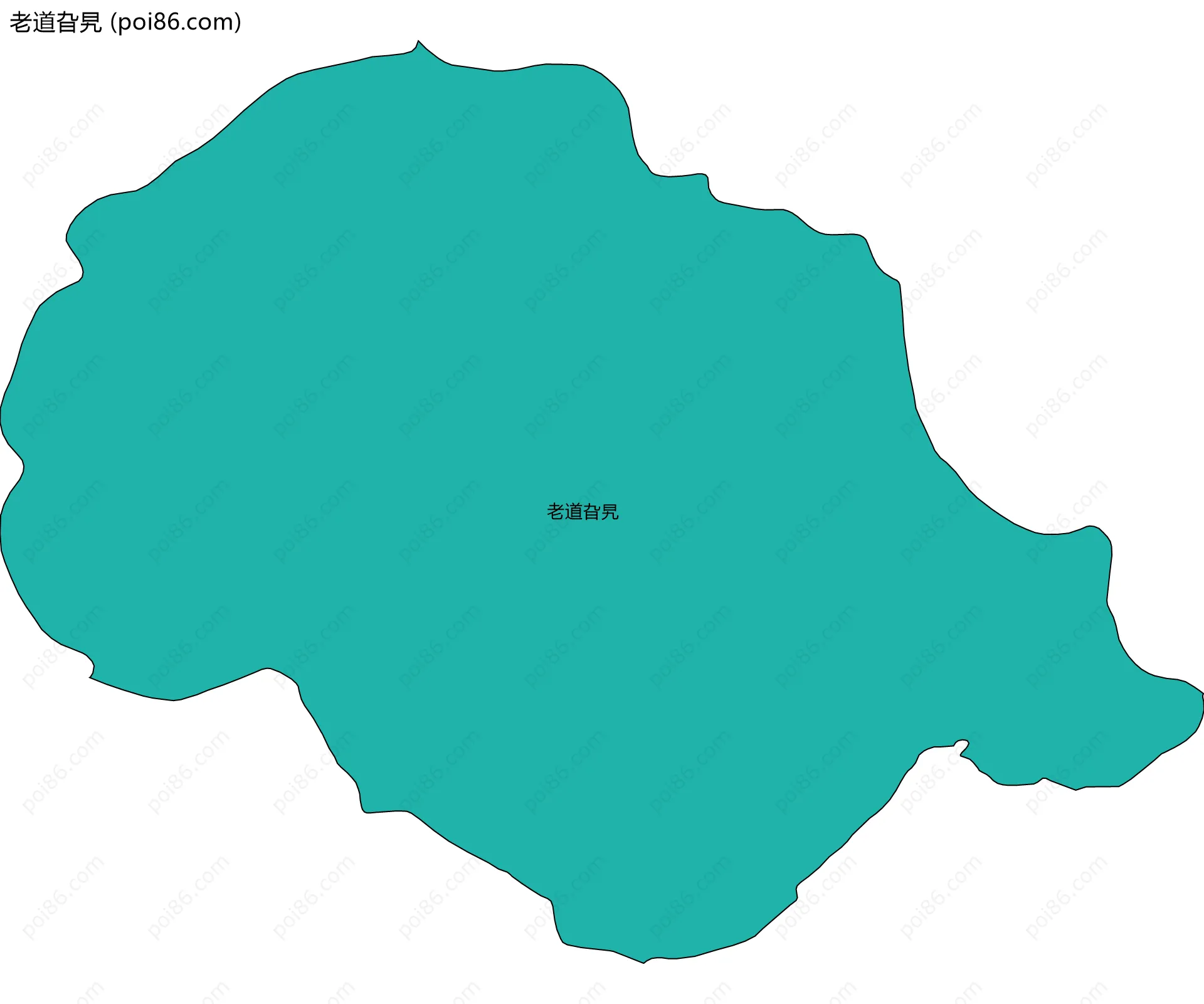 老道旮旯边界地图