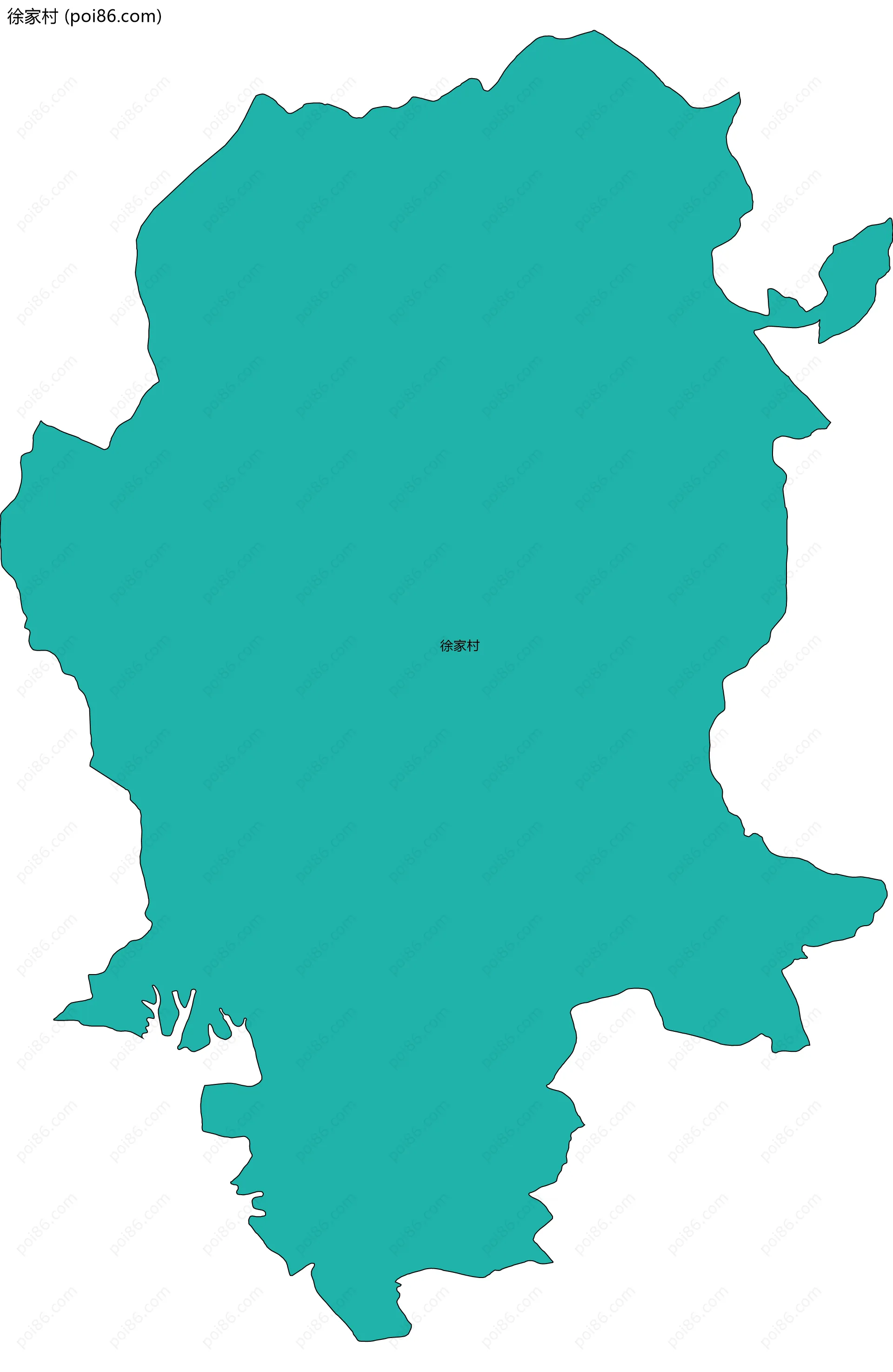 徐家村边界地图