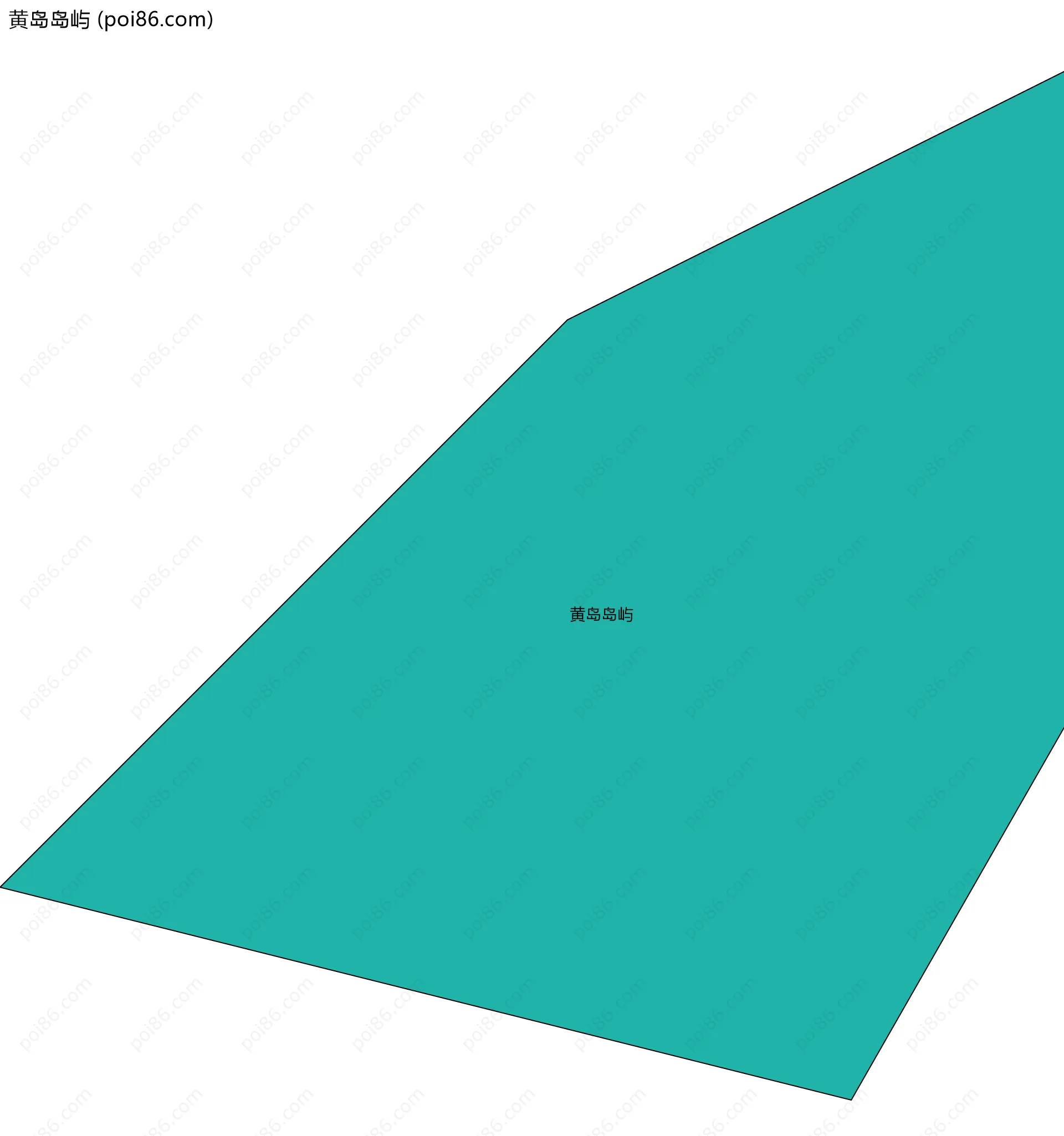 黄岛岛屿边界地图