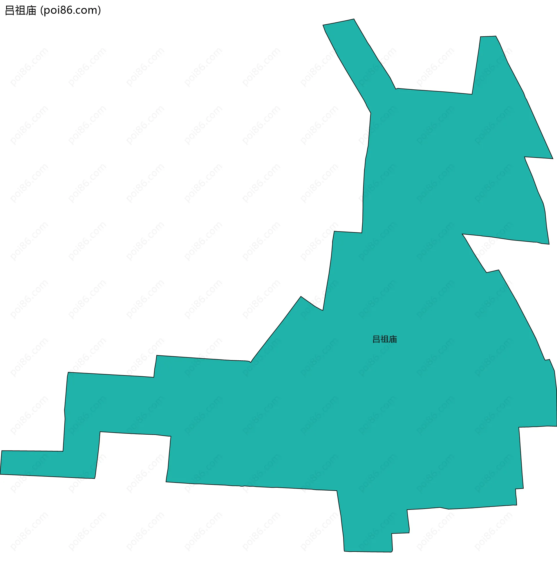 吕祖庙边界地图